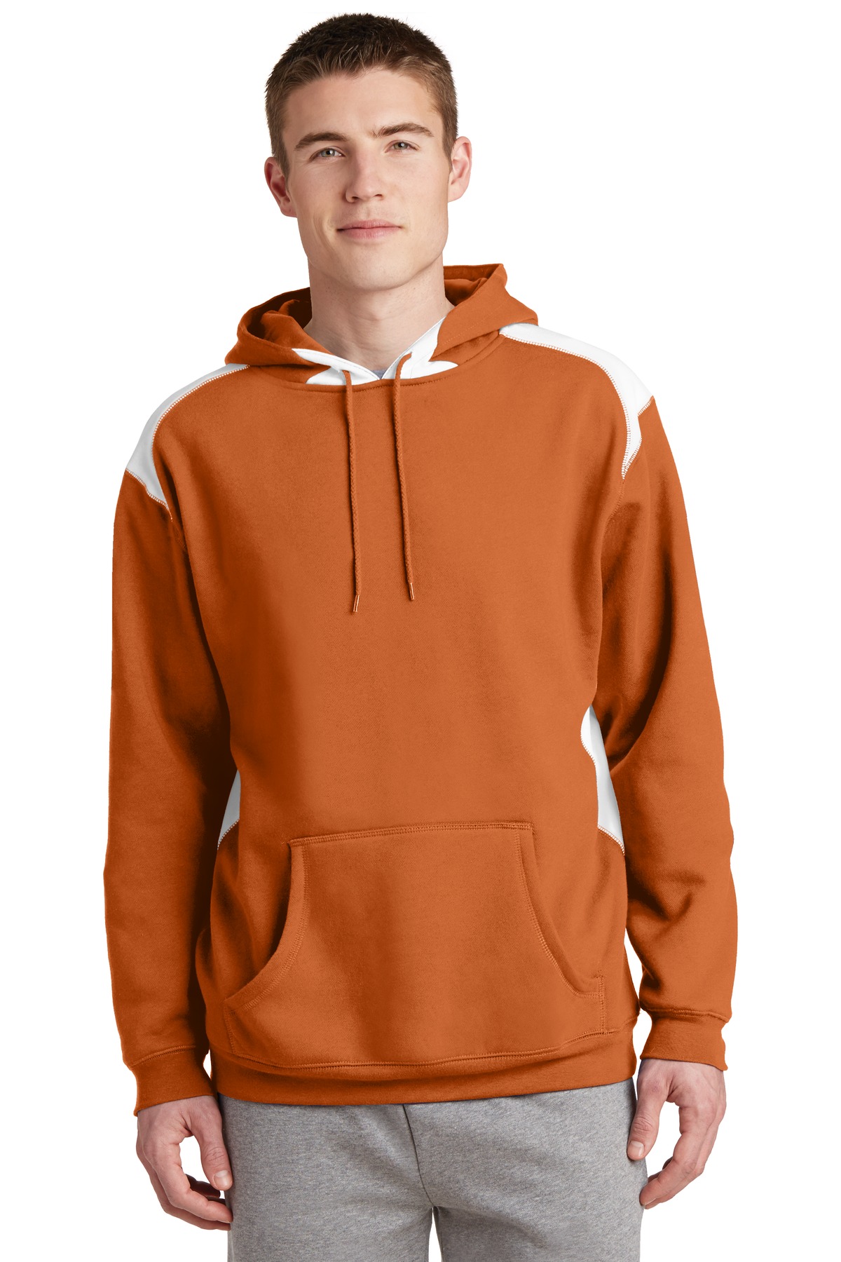 CLOSEOUT Sport-Tek Pullover Hooded Sweatshirt with Contrast Color. F264