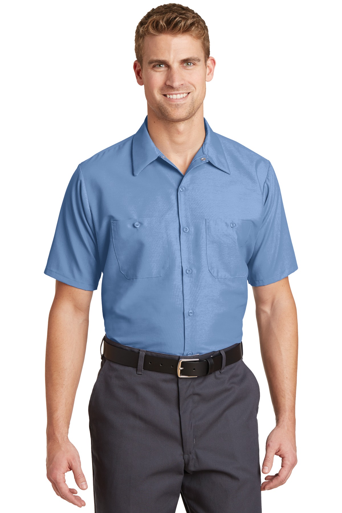 Red Kap - Short Sleeve Industrial Work Shirt. SP24