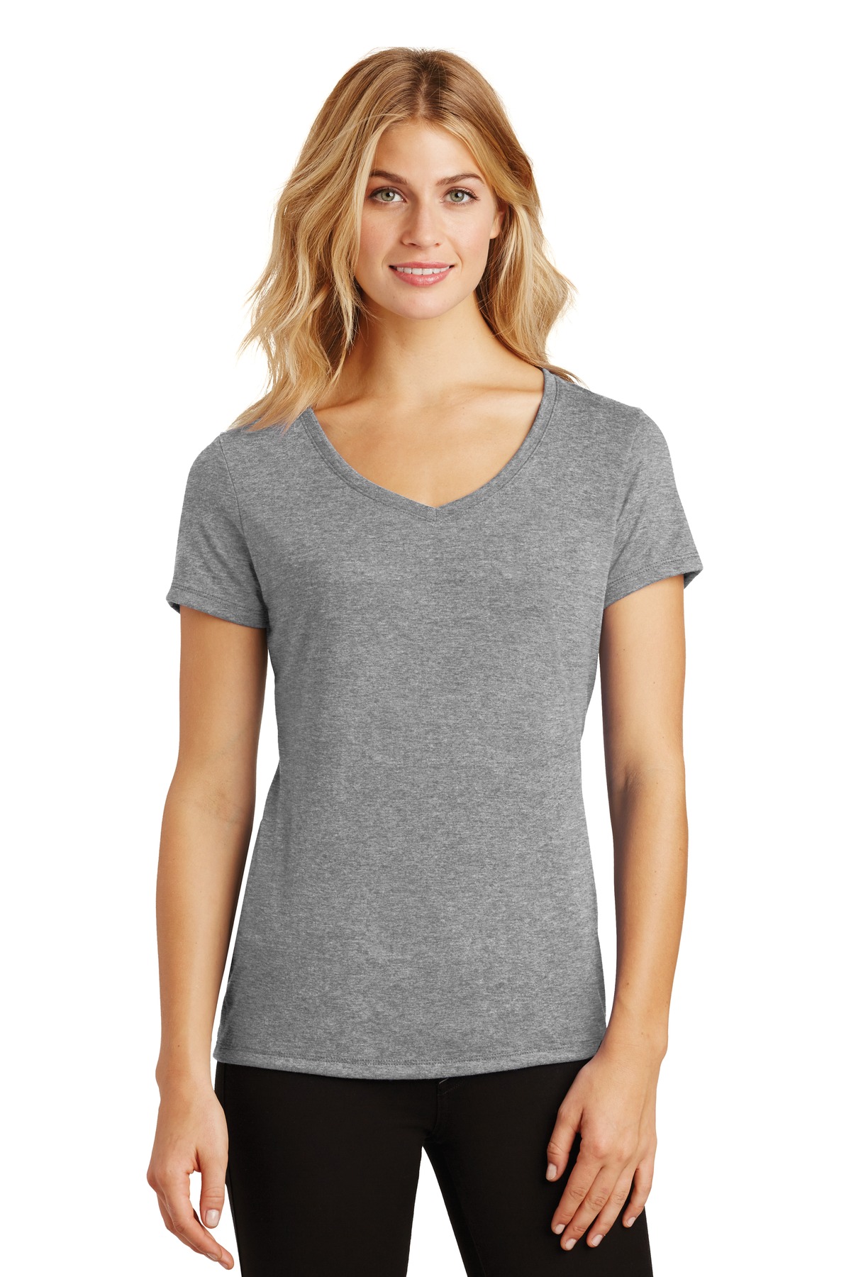 District Made   Ladies Perfect Tri   V-Neck Tee.