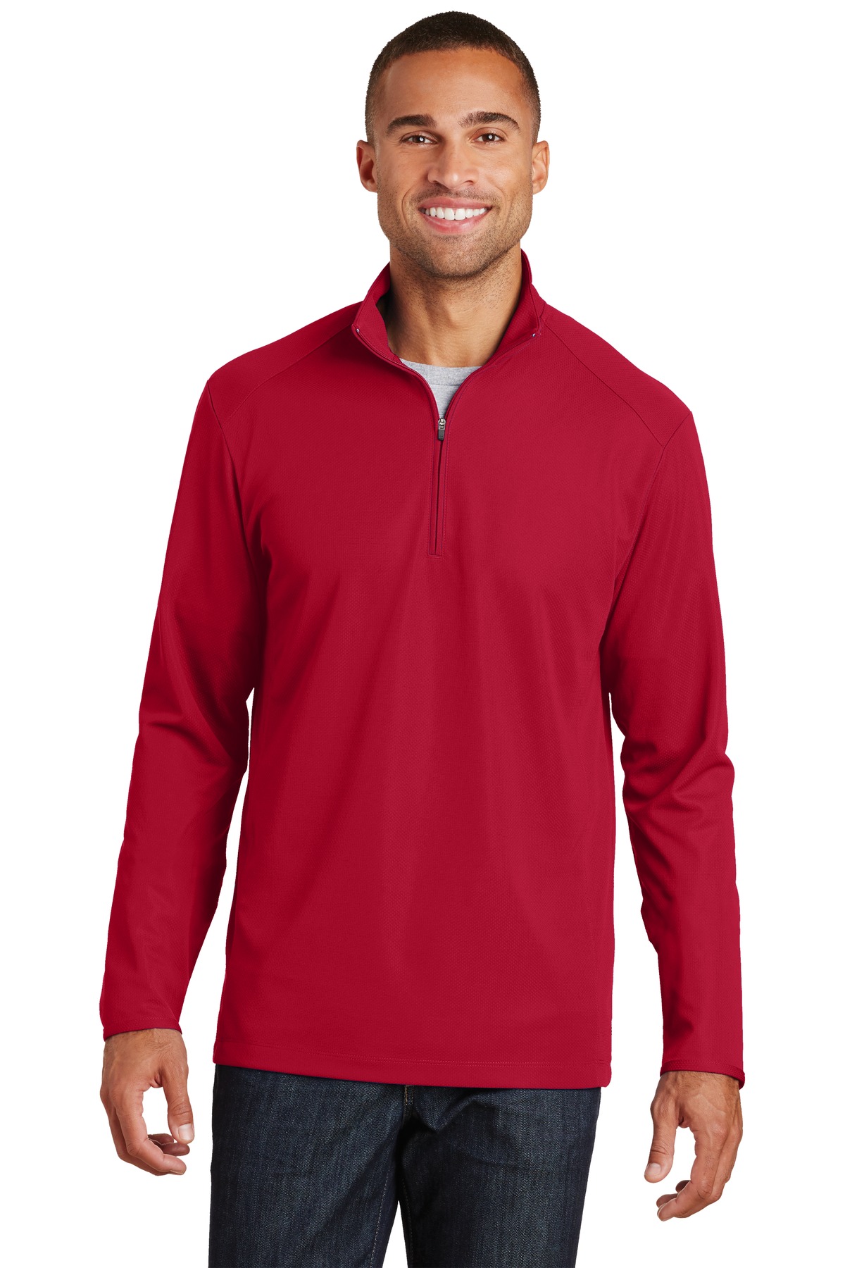 Port Authority ® Pinpoint Mesh 1/2-Zip. K806 - Image 3