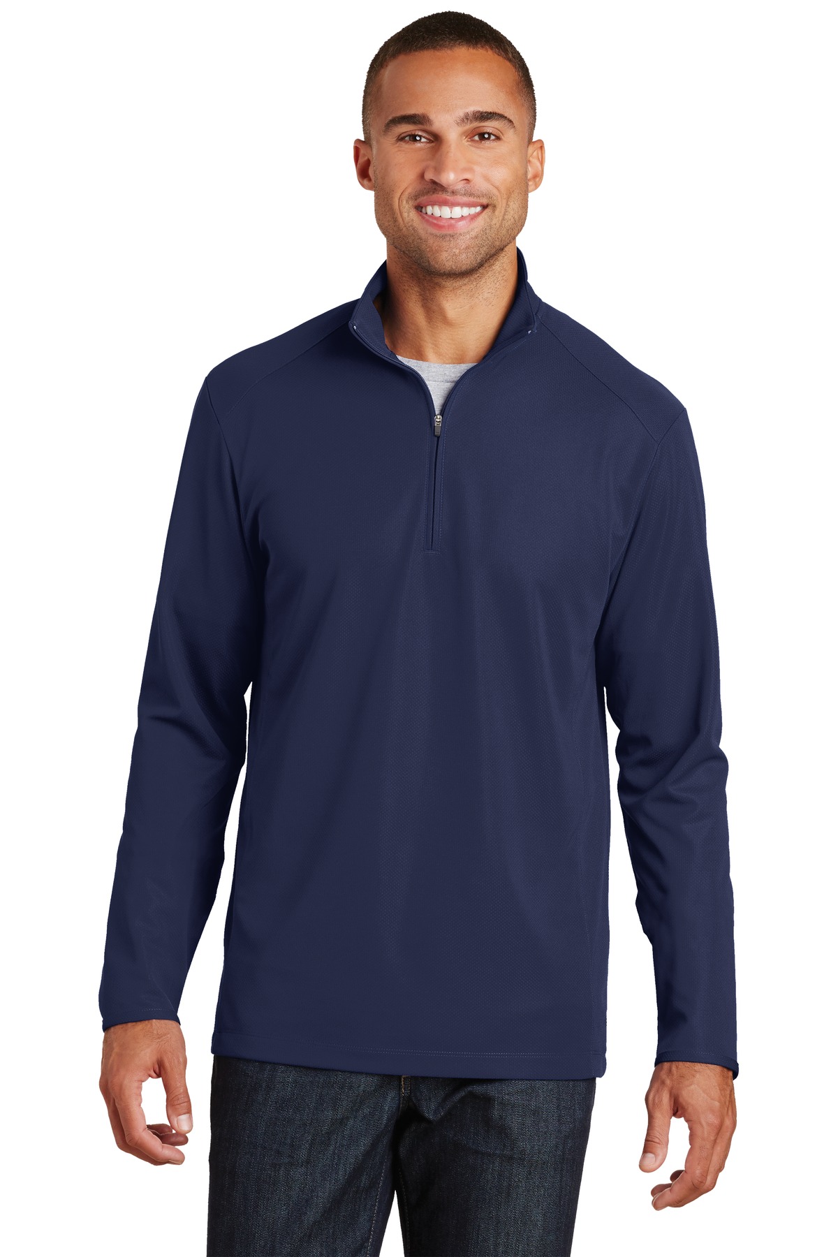 Port Authority ® Pinpoint Mesh 1/2-Zip. K806 - Image 4