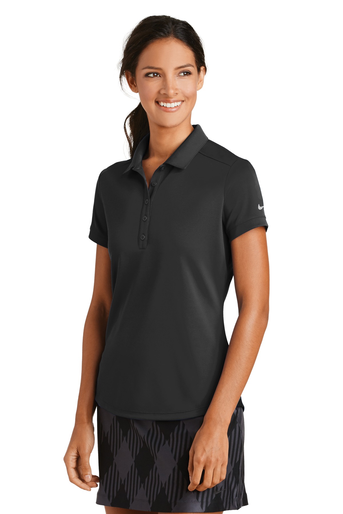 Nike Ladies Dri-FIT Players Modern Fit Polo. 811807