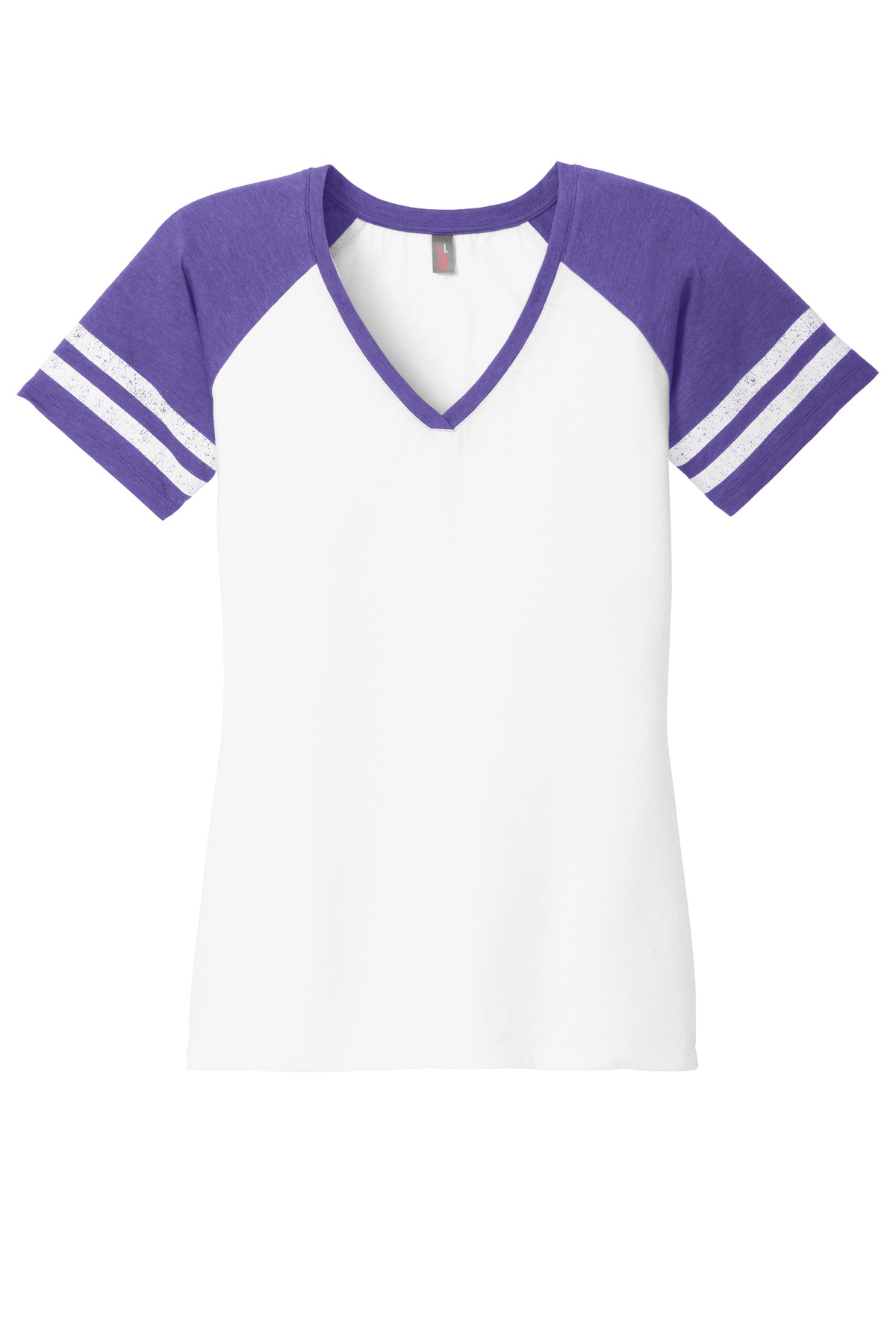 White/ Heathered Purple