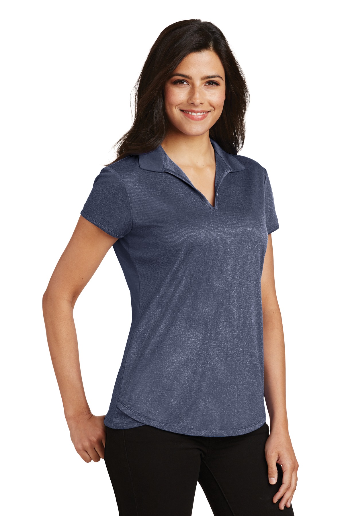 Port Authority Women's Trace Heather Polo. L576