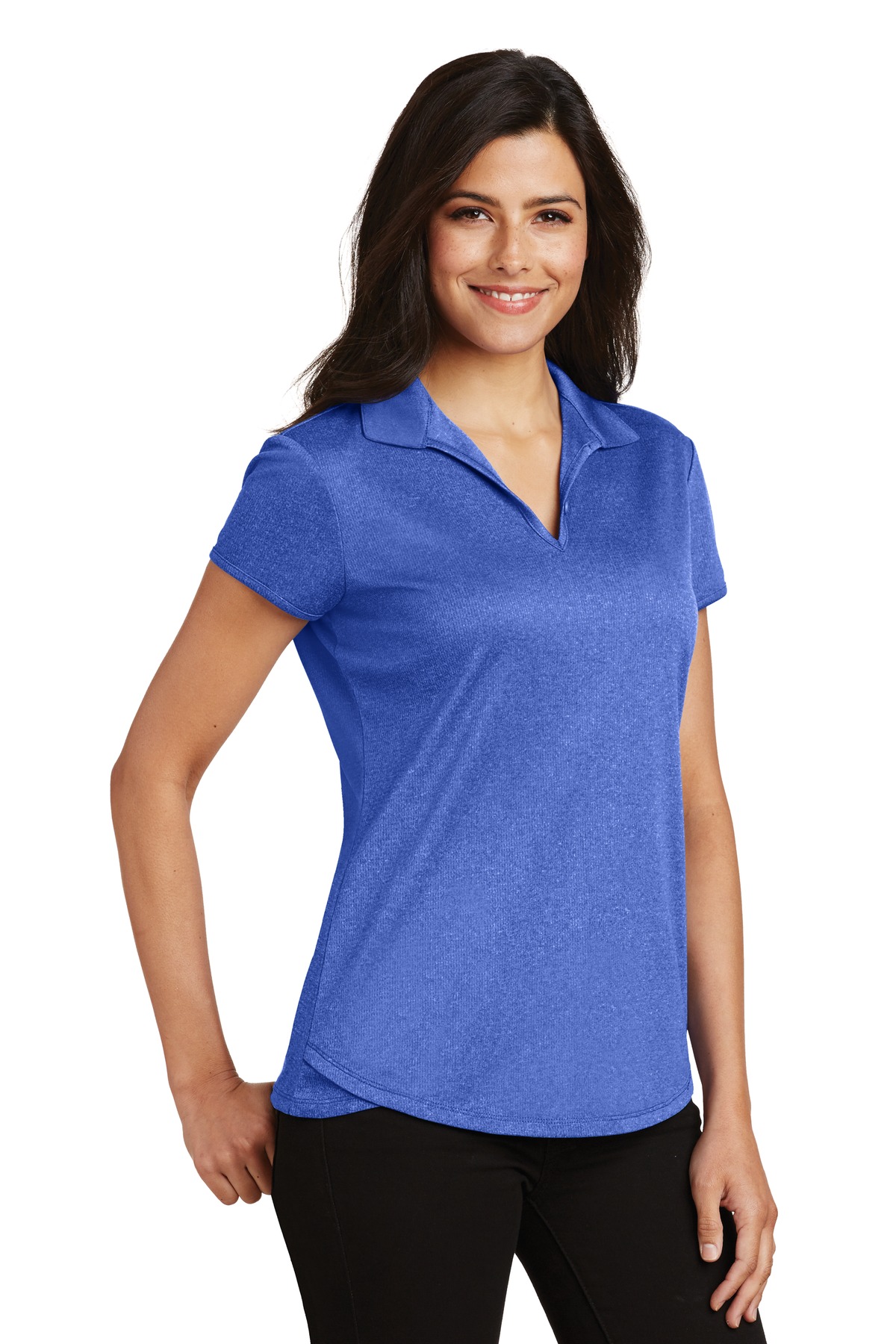 Port Authority Women's Trace Heather Polo. L576