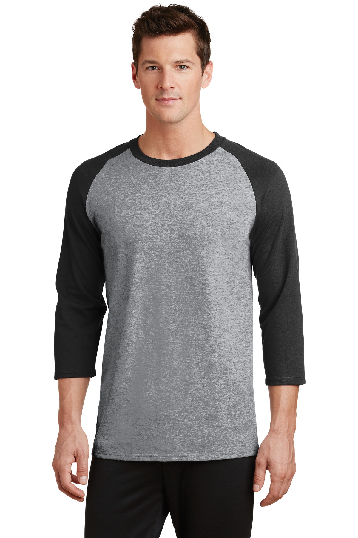 Port & Company Core Blend 3/4-Sleeve Raglan T-Shirt - PC55RS