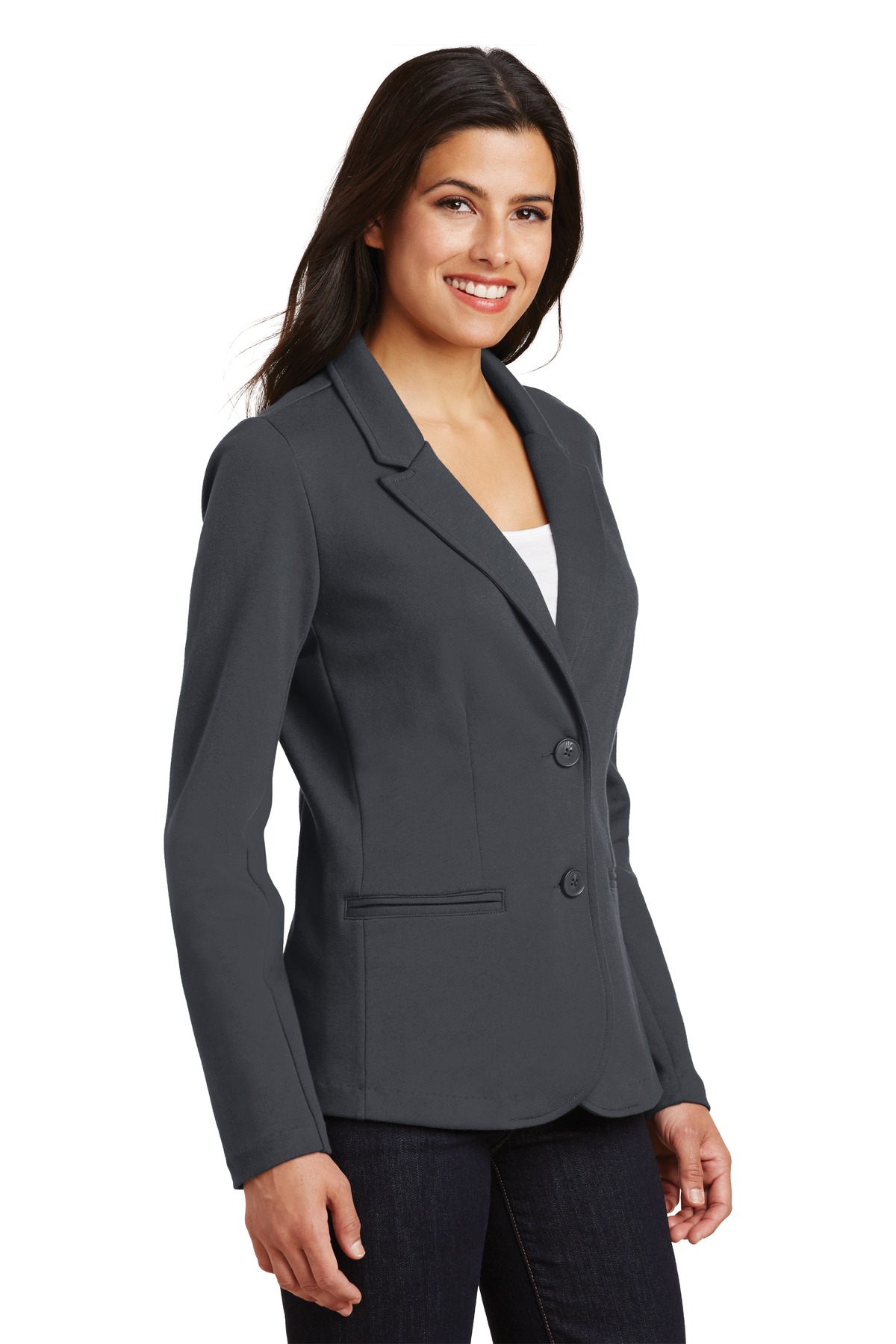 Port Authority Women's Knit Blazer. LM2000