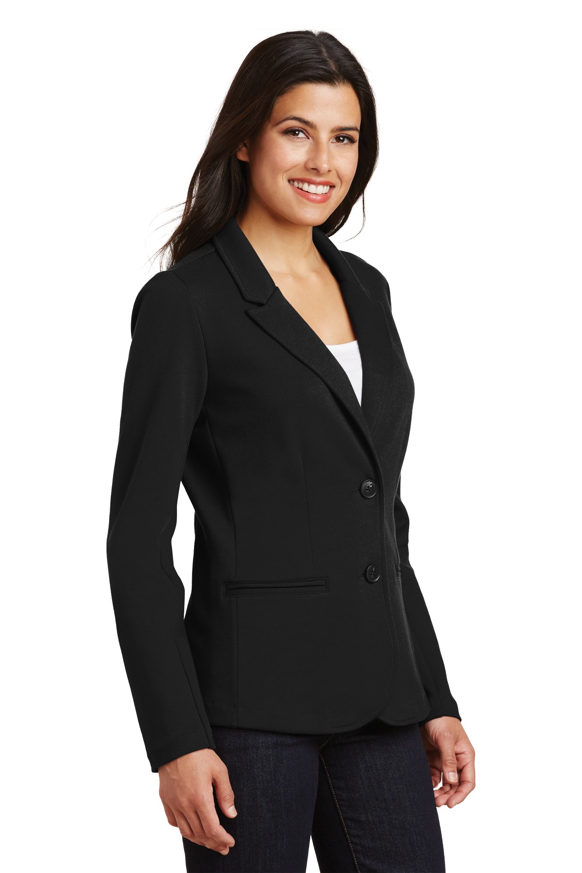 Port Authority Ladies Knit Blazer. LM2000 At Wholesale Prices