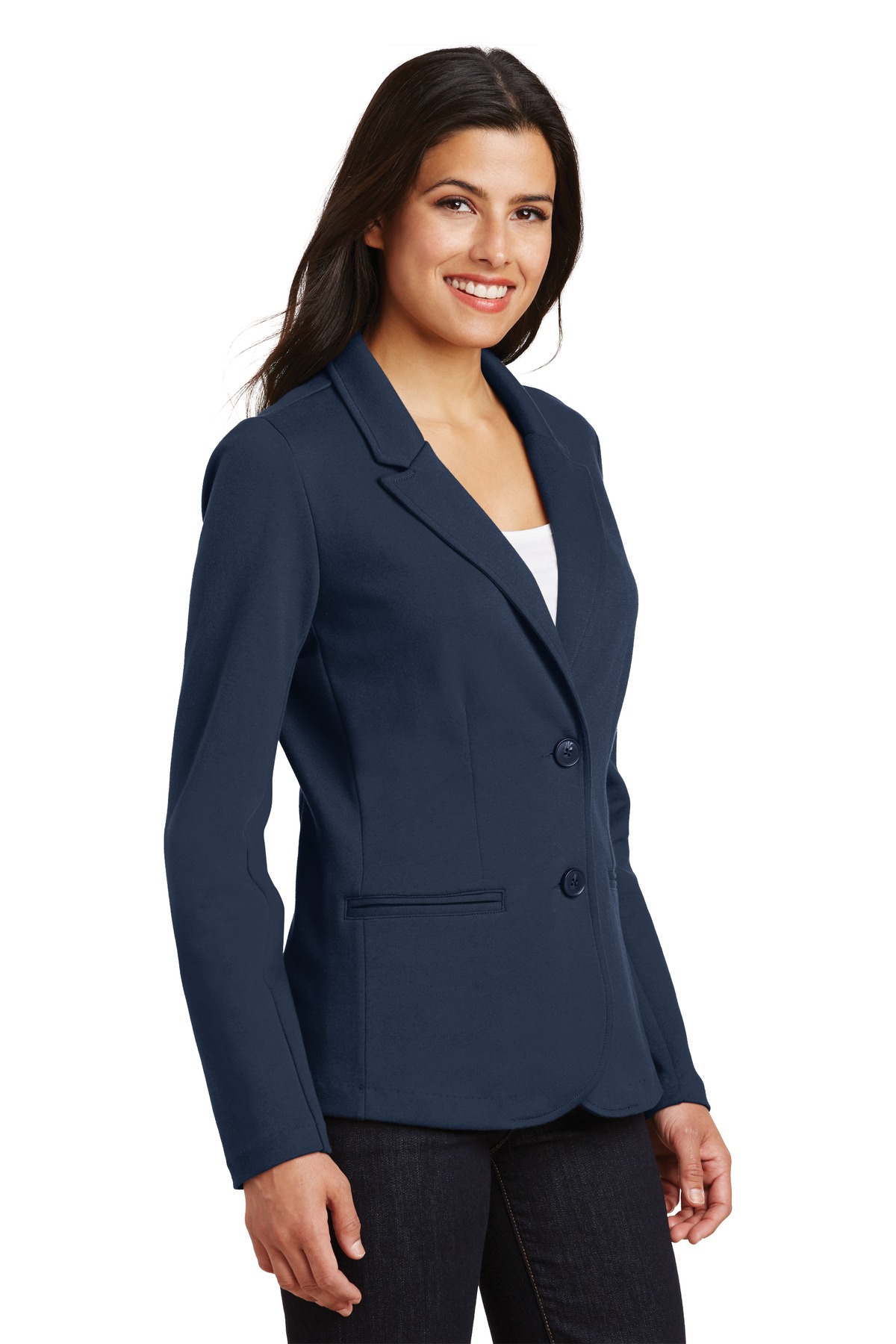 Port Authority Women's Knit Blazer. LM2000