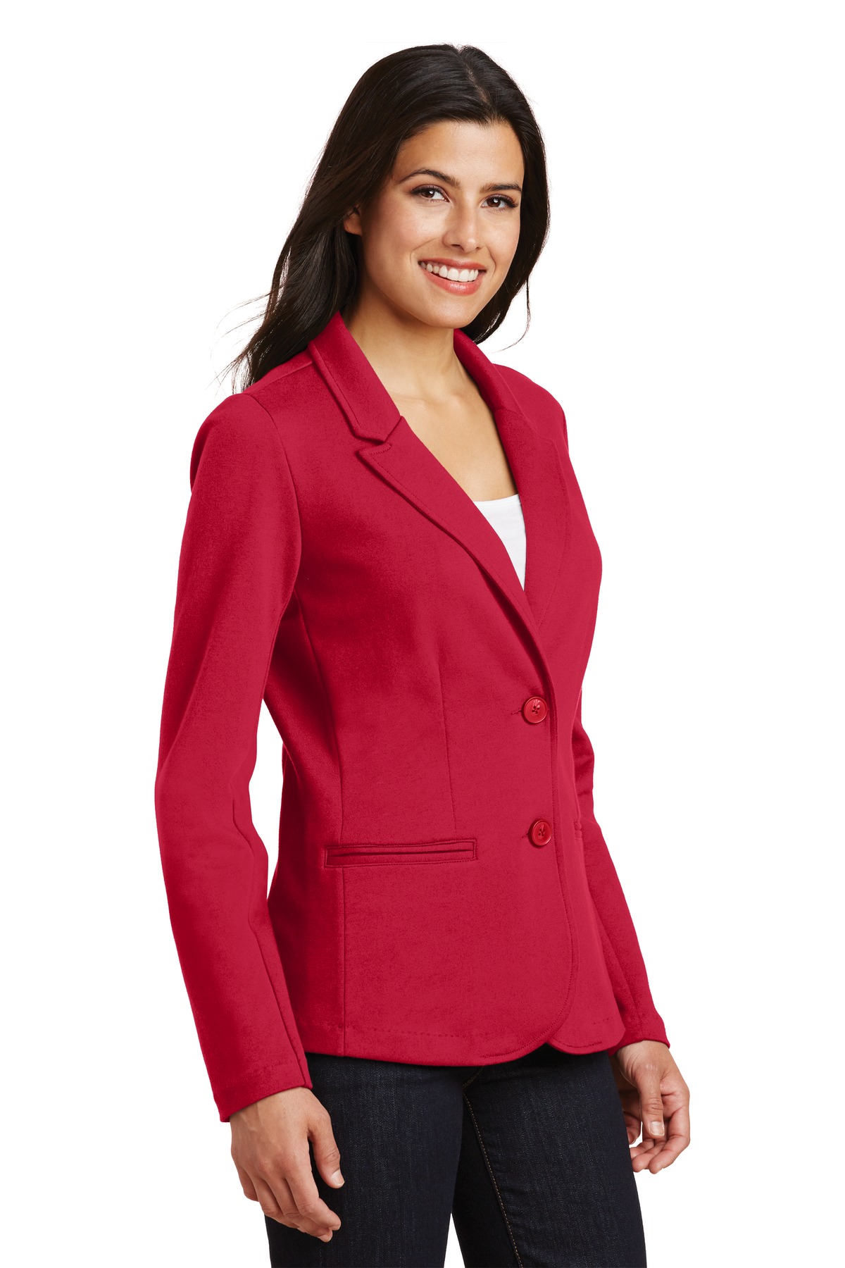 Port Authority Women's Knit Blazer. LM2000