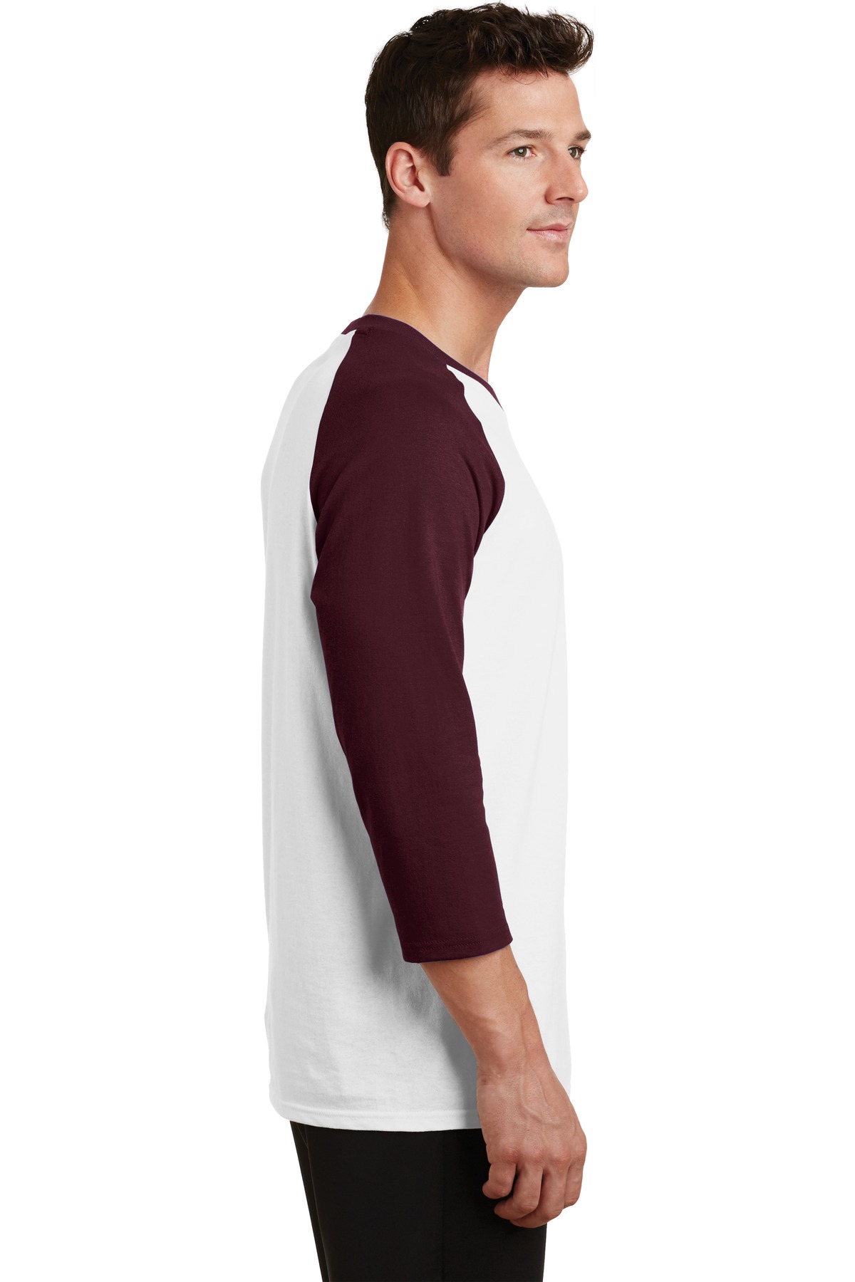 White/ Athletic Maroon