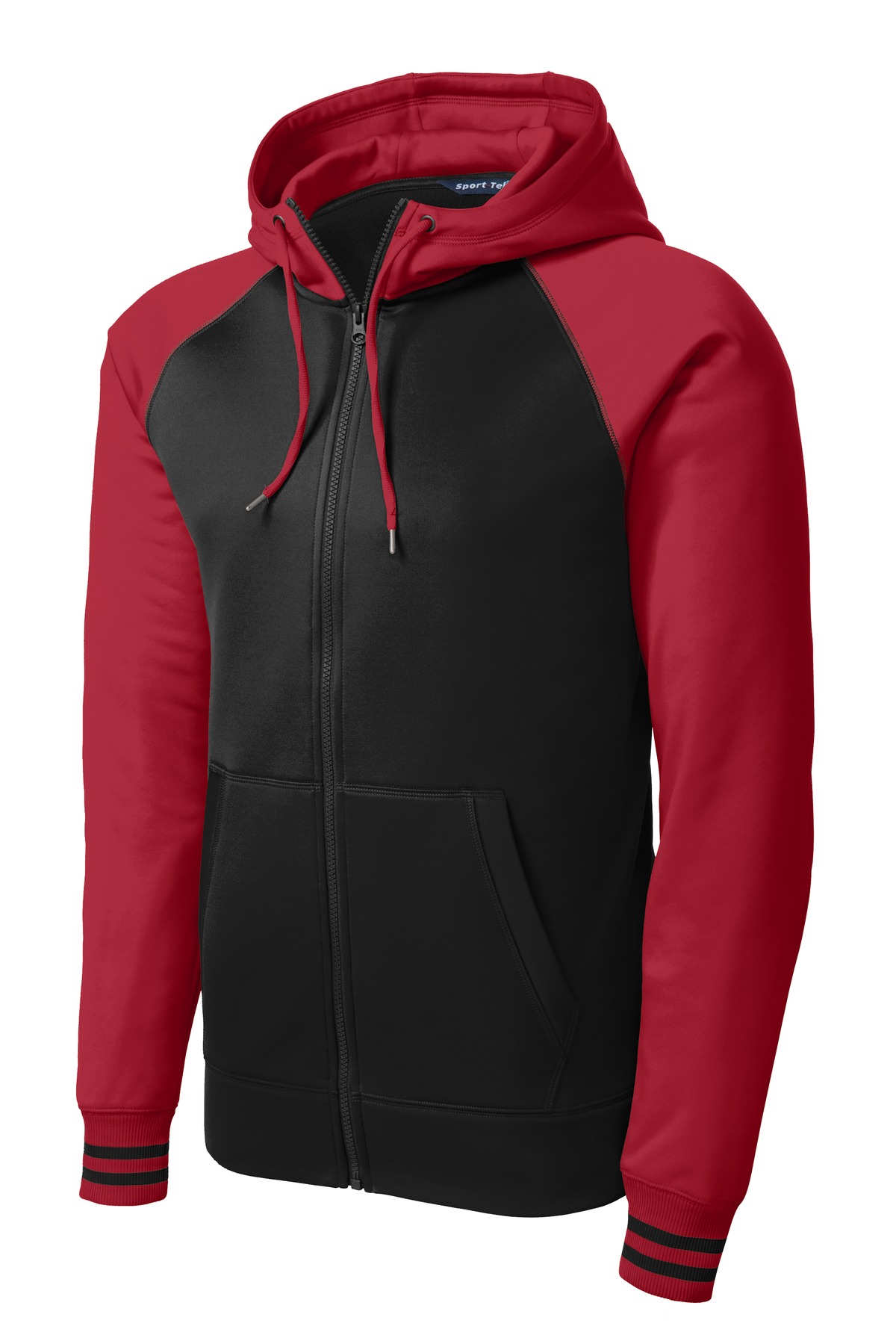 Sport-Tek Sport-Wick Varsity Fleece Kapuzenjacke mit durchgehendem Reißverschluss - Bild 7 von 16