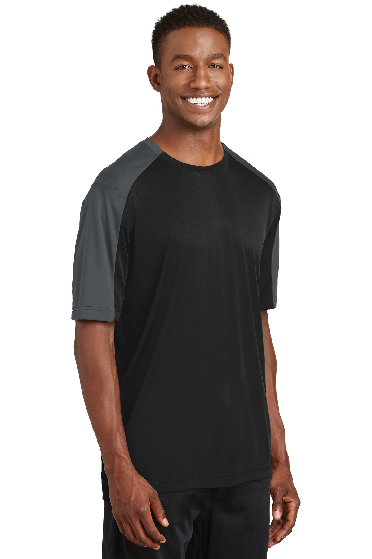 Sport-Tek PosiCharge Competitor Sleeve-Blocked Tee. ST354