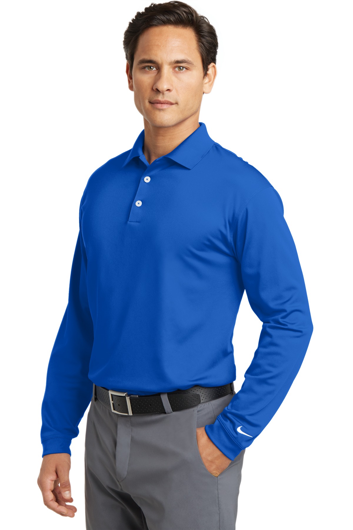 Nike Tall Long Sleeve Dri-FIT Stretch Tech Polo. 604940