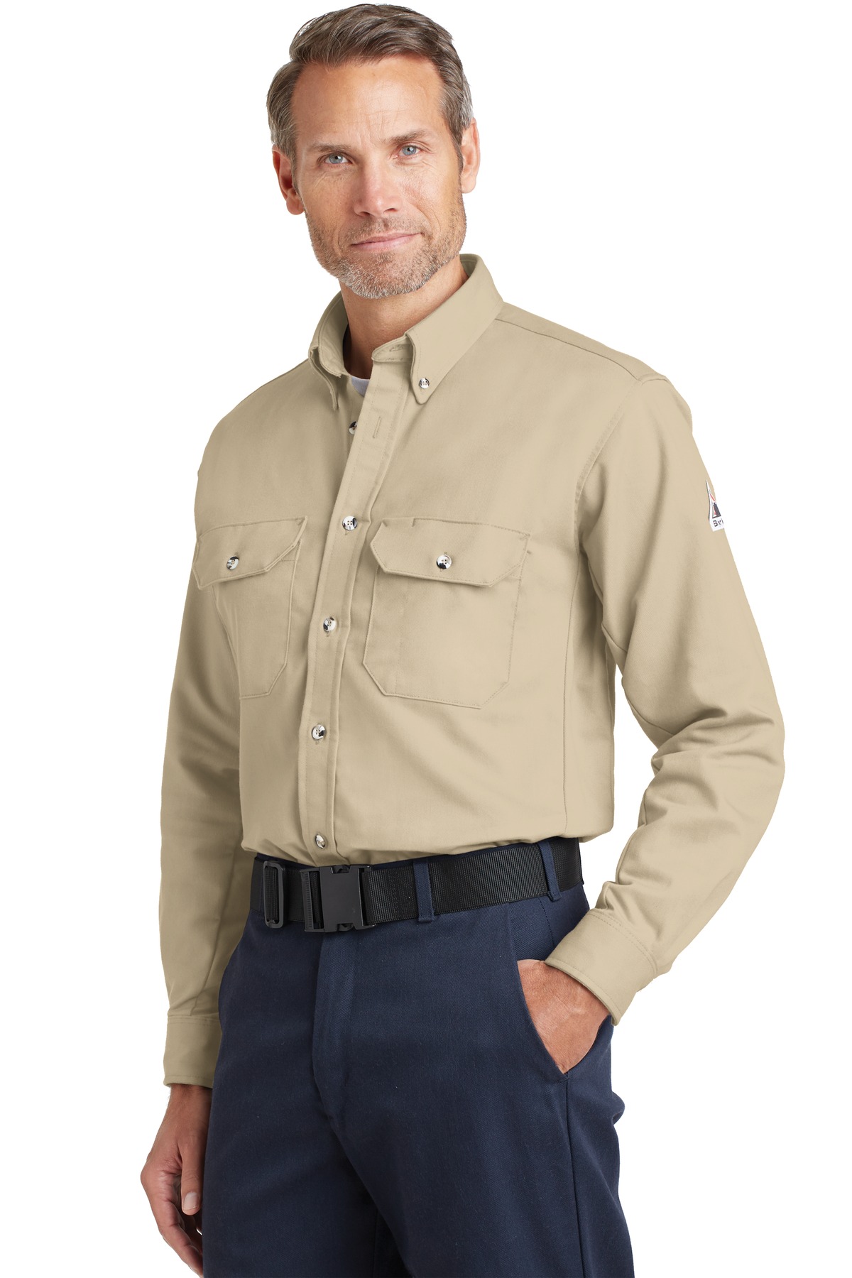 Bulwark EXCEL FR ComforTouch Dress Uniform Shirt. SLU2