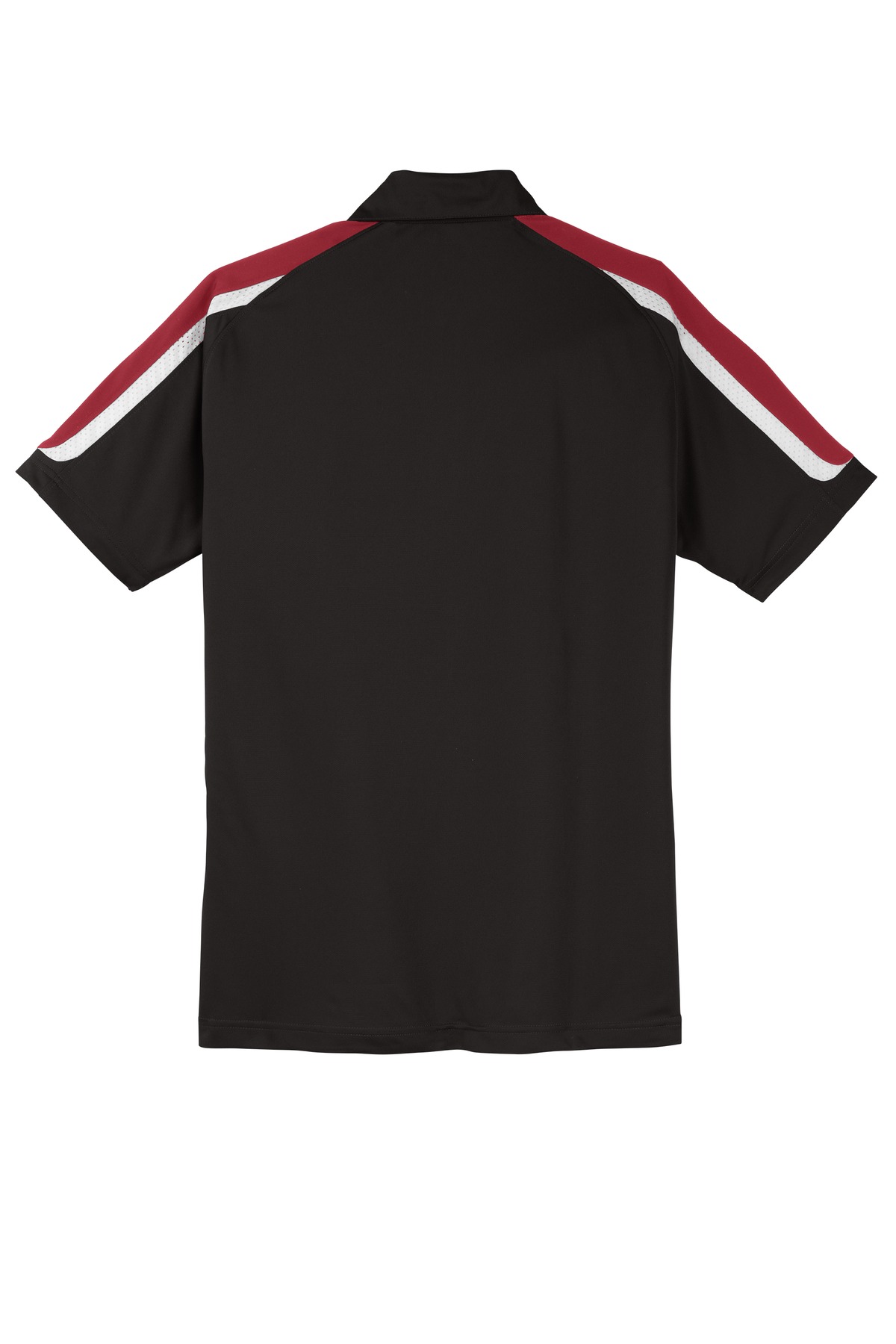 Sport-Tek Tricolor Shoulder Micropique Sport-Wick Polo. ST658