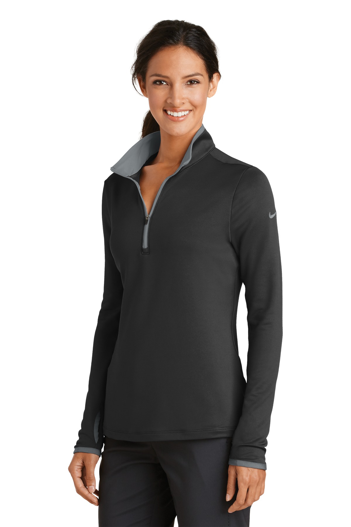 Nike Women's Dri-FIT Stretch 1/2-Zip Cover-Up. 779796