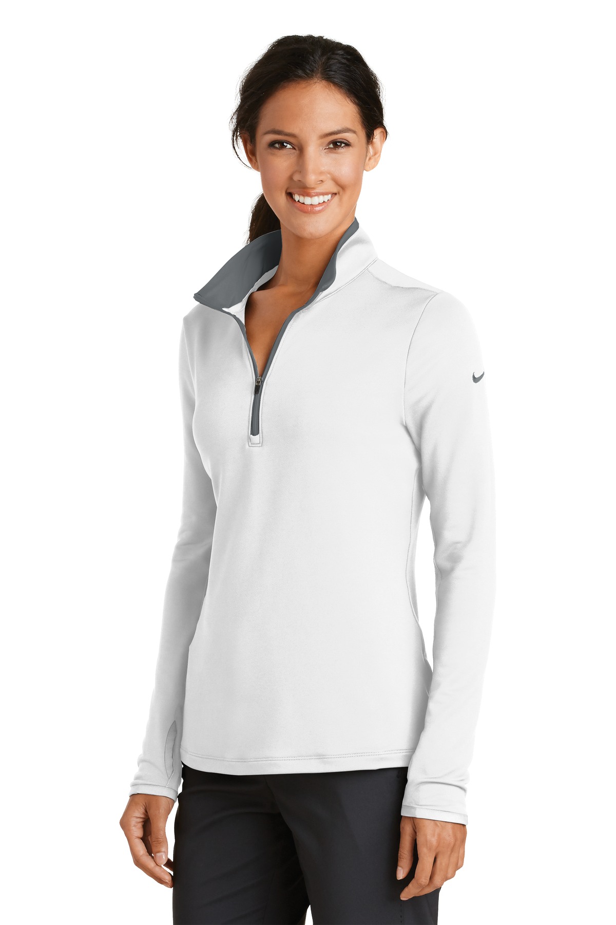 Nike Women's Dri-FIT Stretch 1/2-Zip Cover-Up. 779796