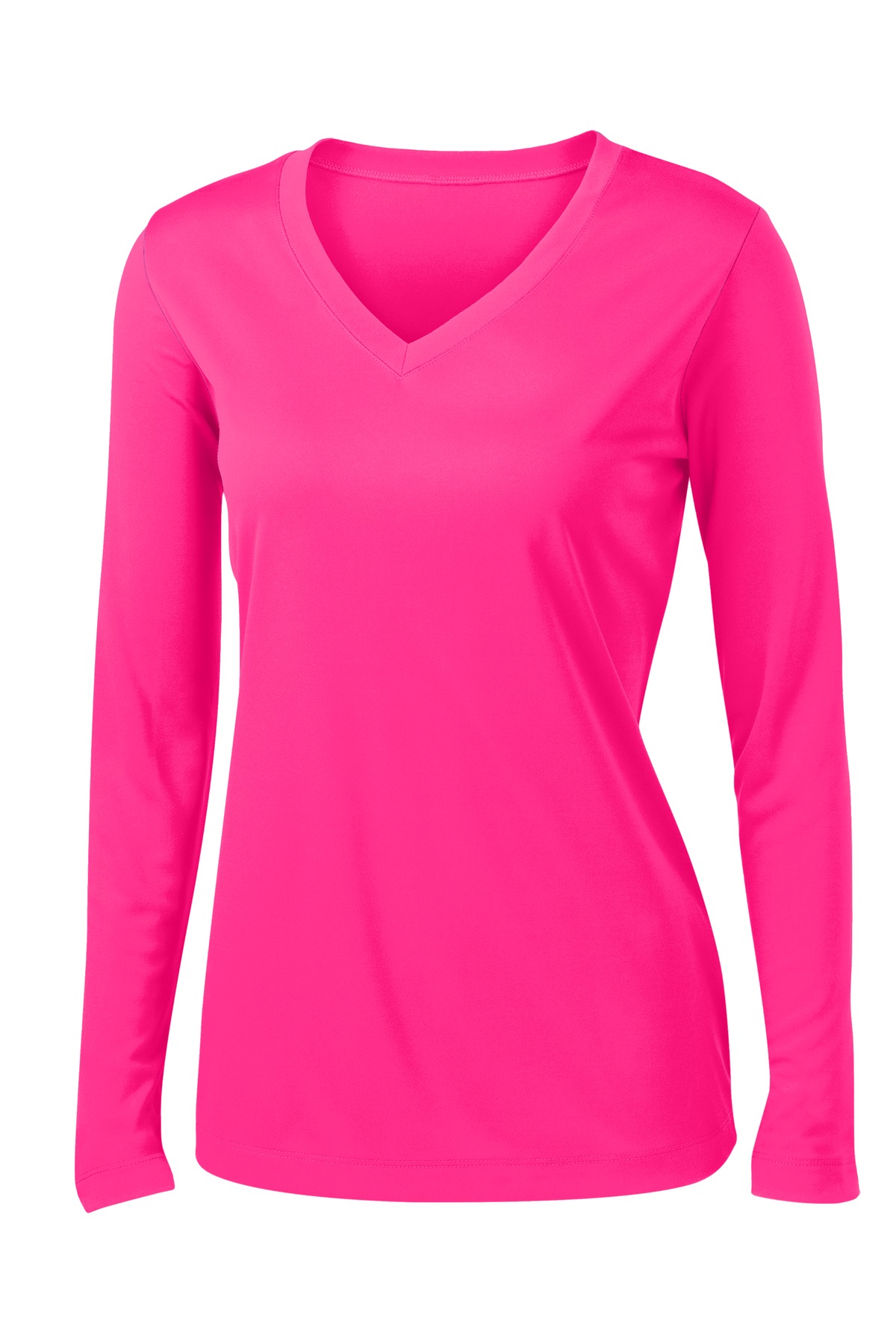 Sport-Tek Damen Langarmshirt PosiCharge Competitor V-Ausschnitt - Bild 31 von 56