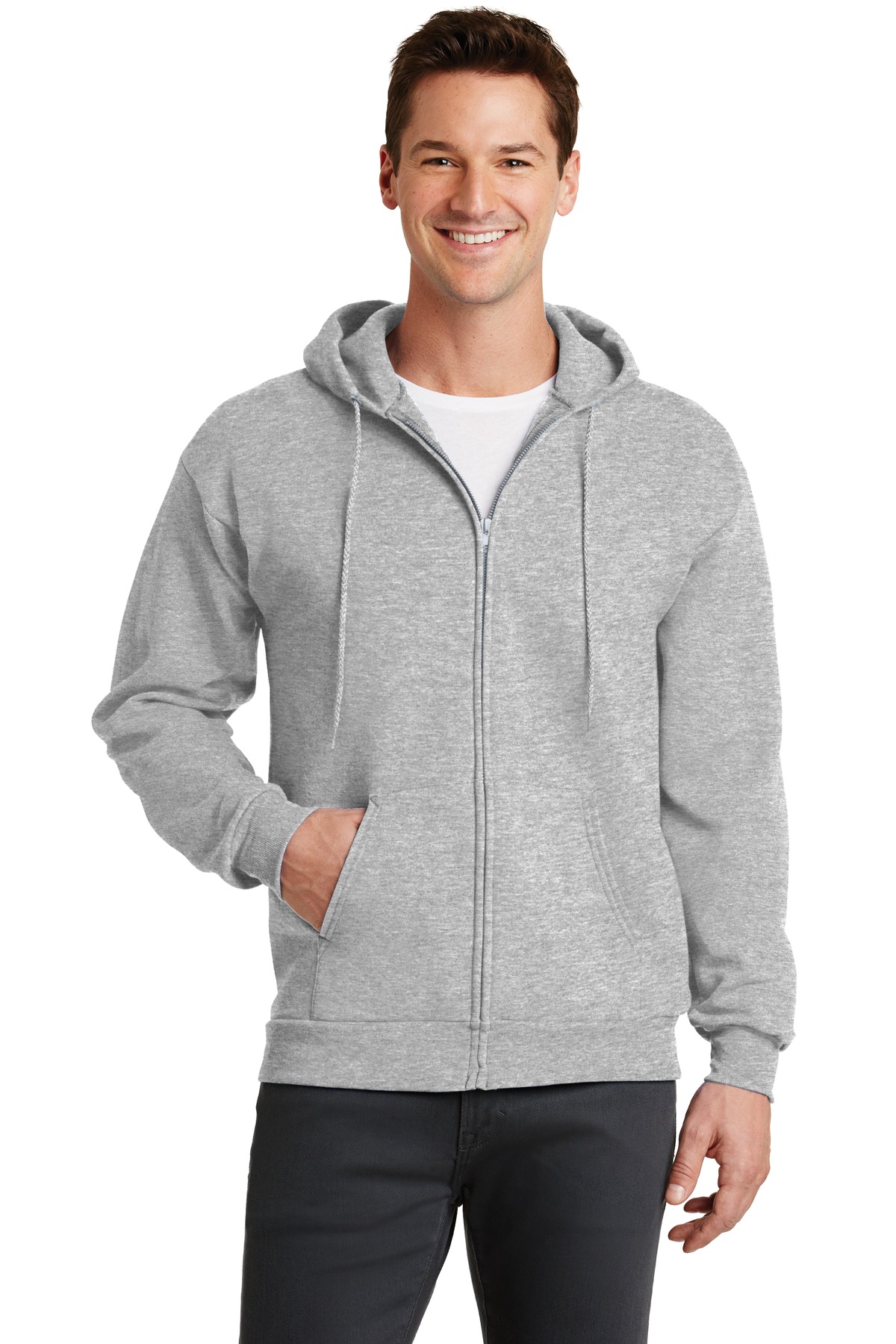 Port & Company - Core Fleece Full-Zip Hooded Sweatshirt - PC78ZH