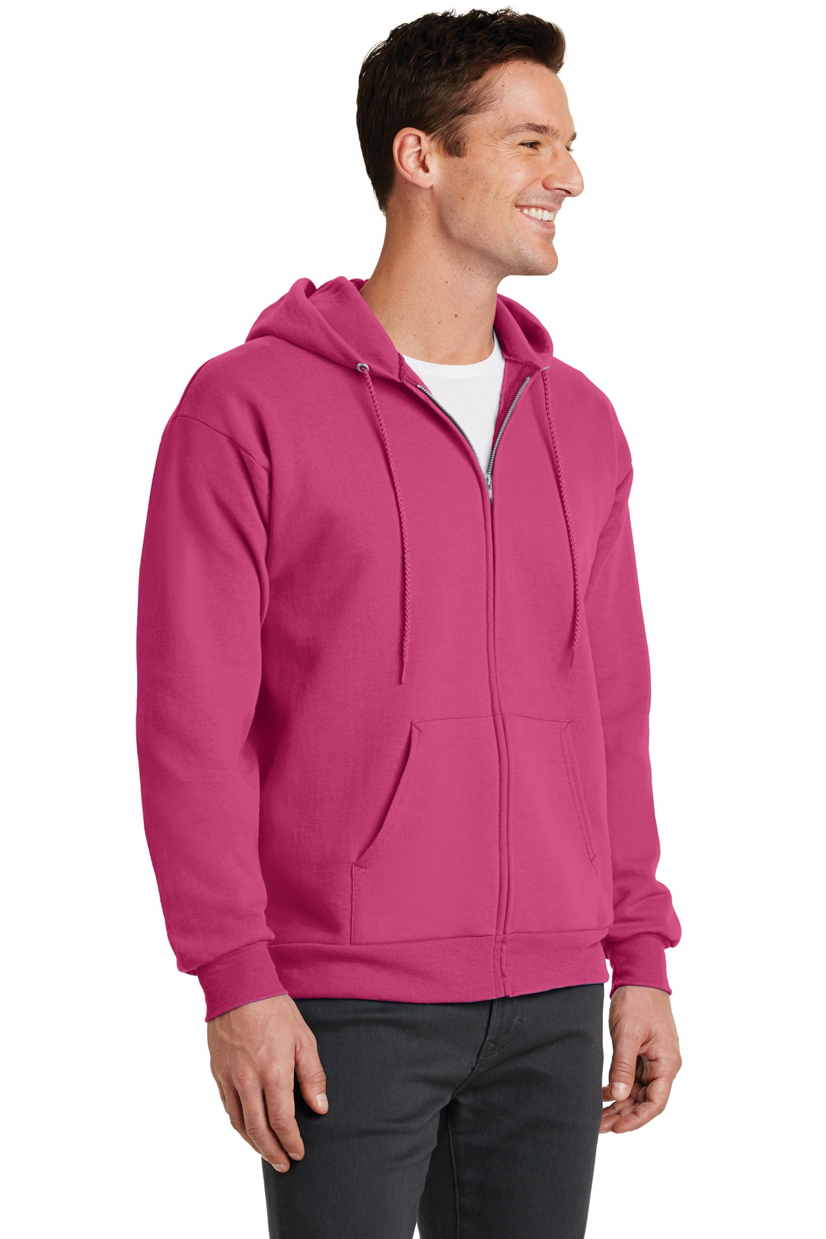 Port & Company - Core Fleece Full-Zip Hooded Sweatshirt. PC78ZH