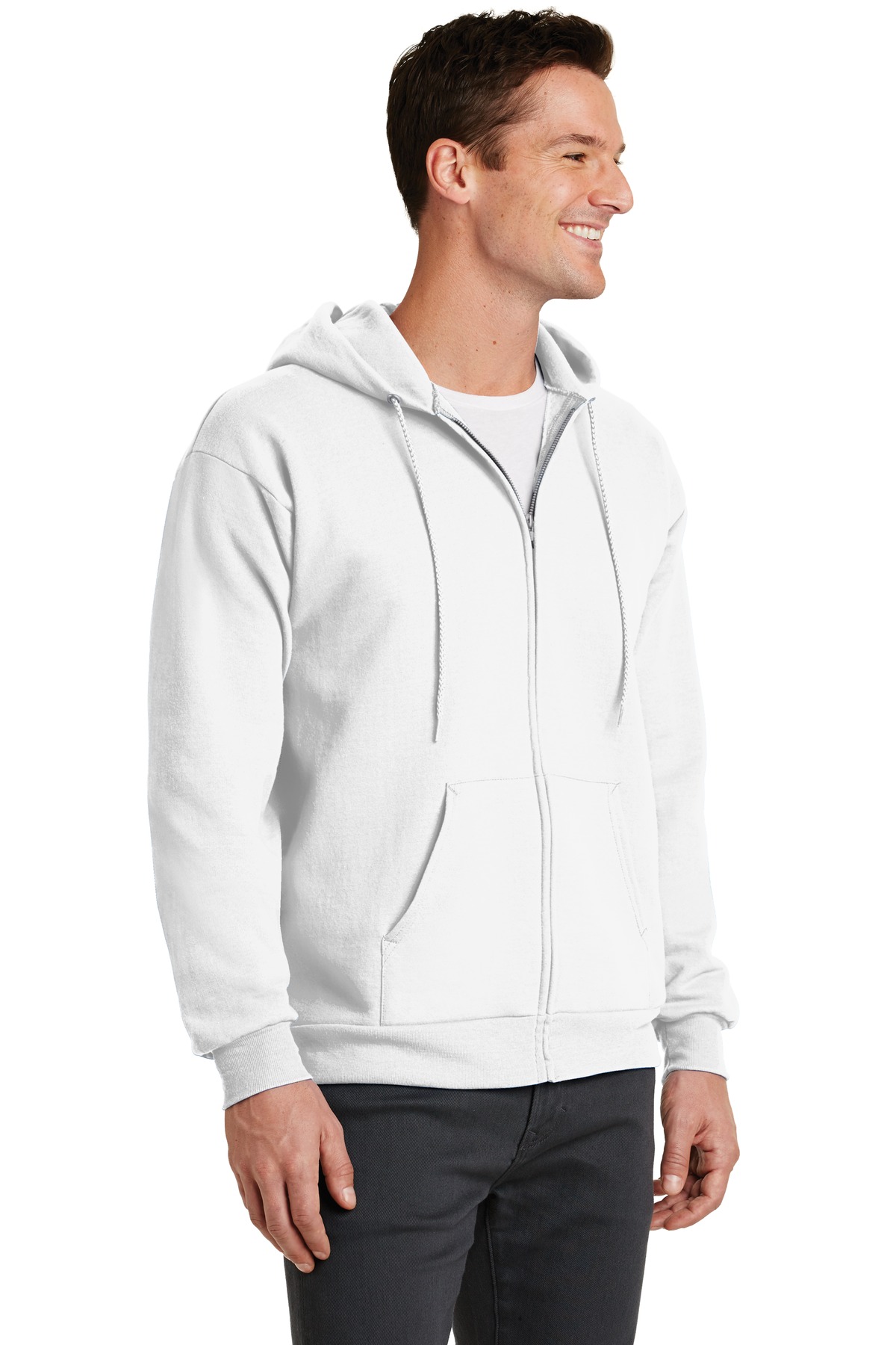 Port & Company - Core Fleece Full-Zip Hooded Sweatshirt. PC78ZH
