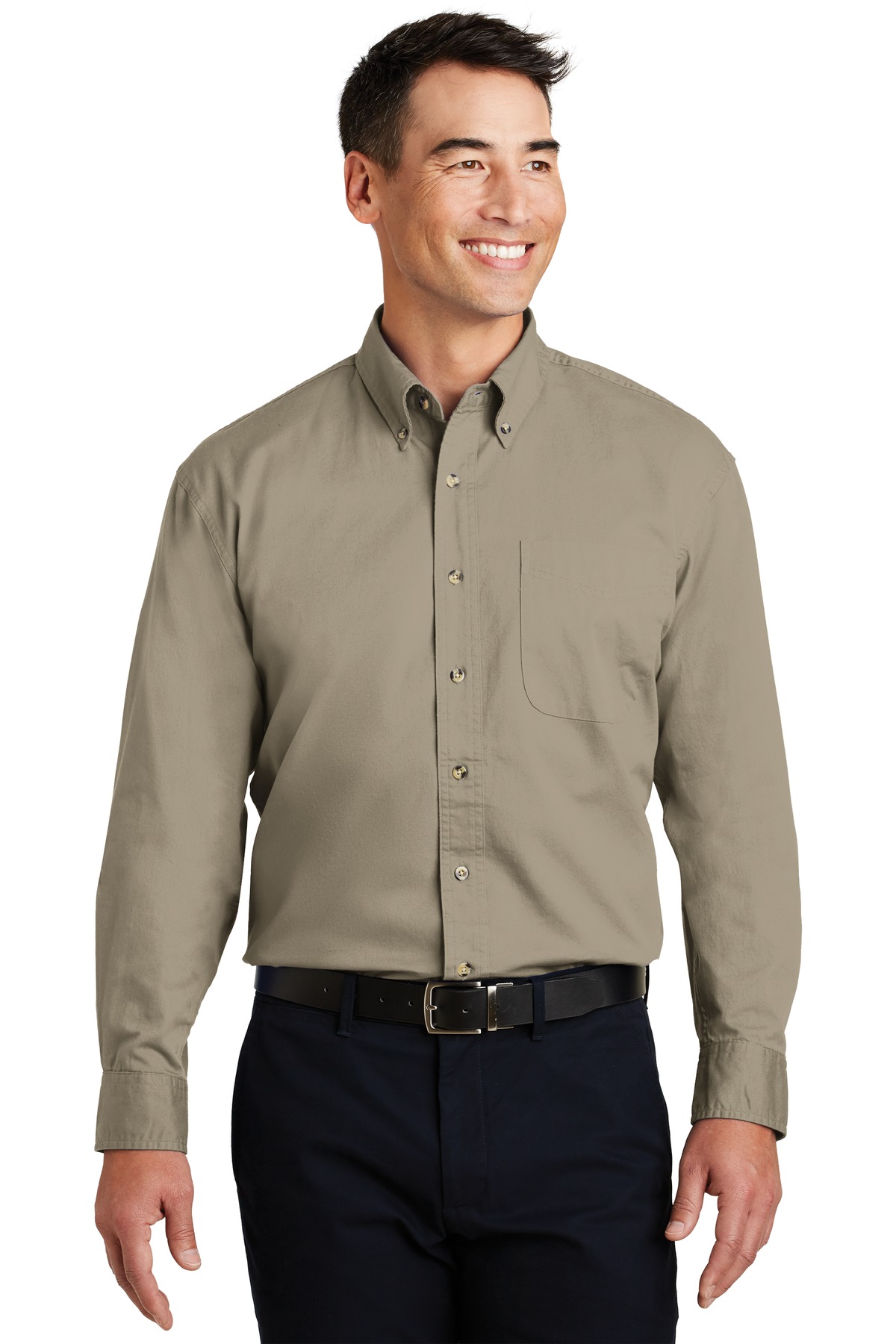Port Authority Long Sleeve Twill Shirt.  S600T
