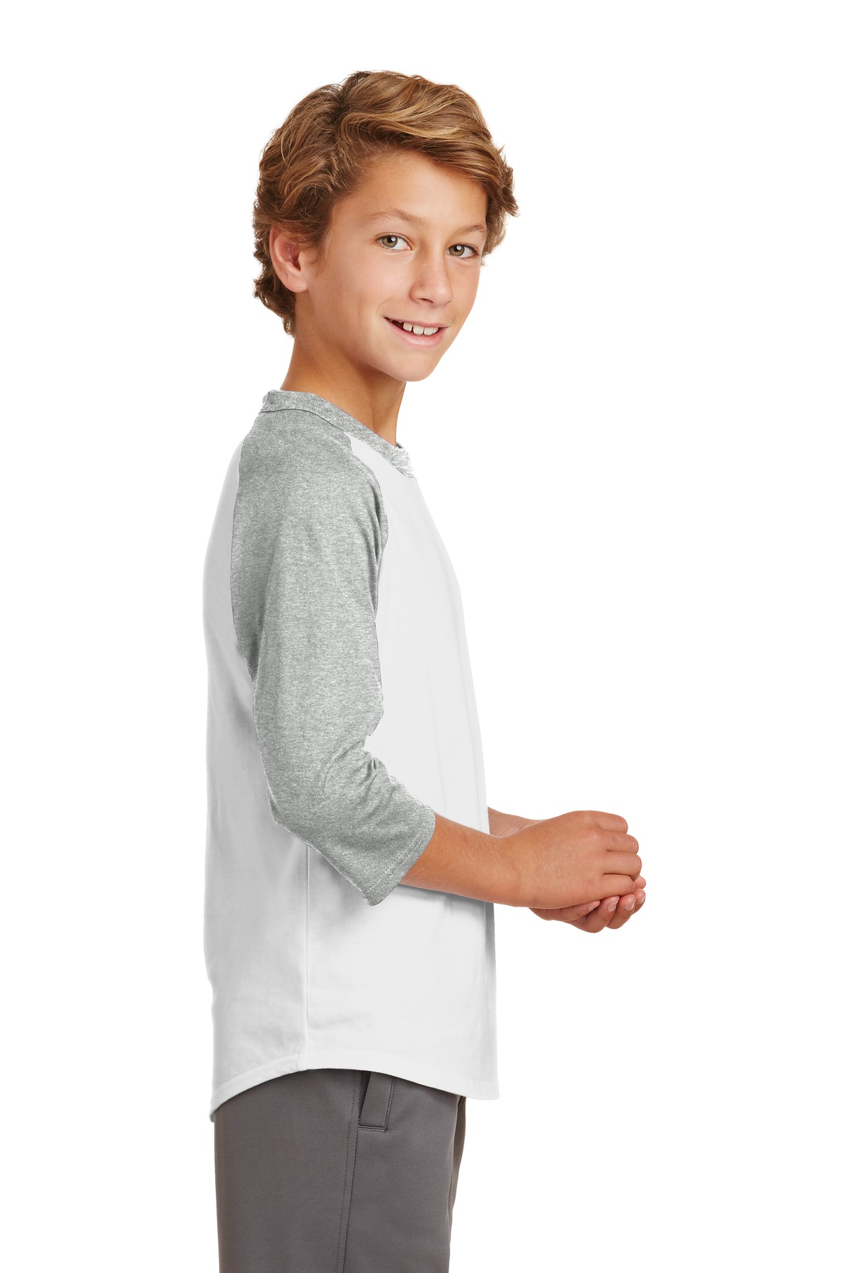 Sport-Tek Youth Colorblock Raglan Jersey. YT200