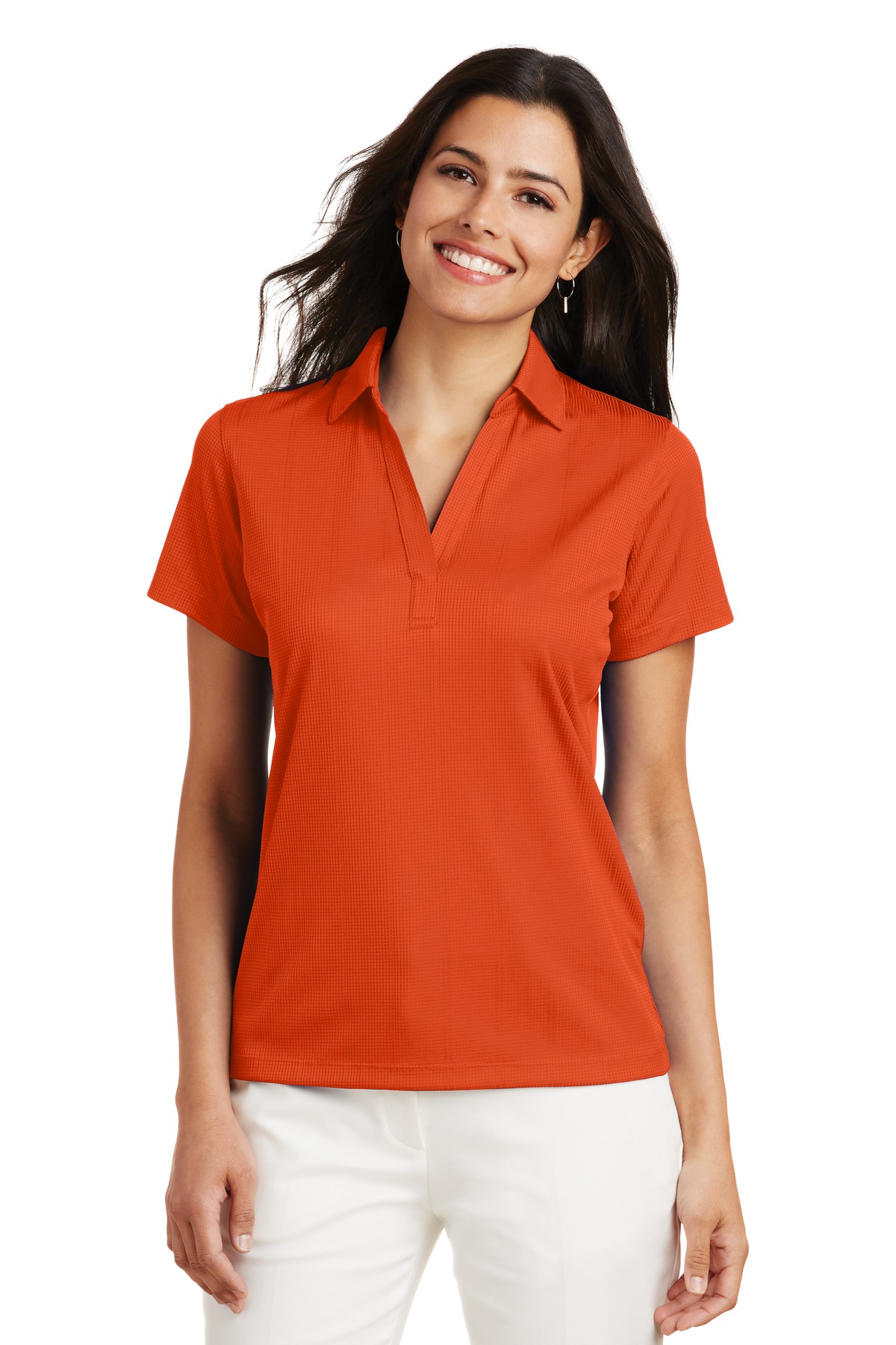 Port Authority Ladies Performance Fine Jacquard Polo - L528