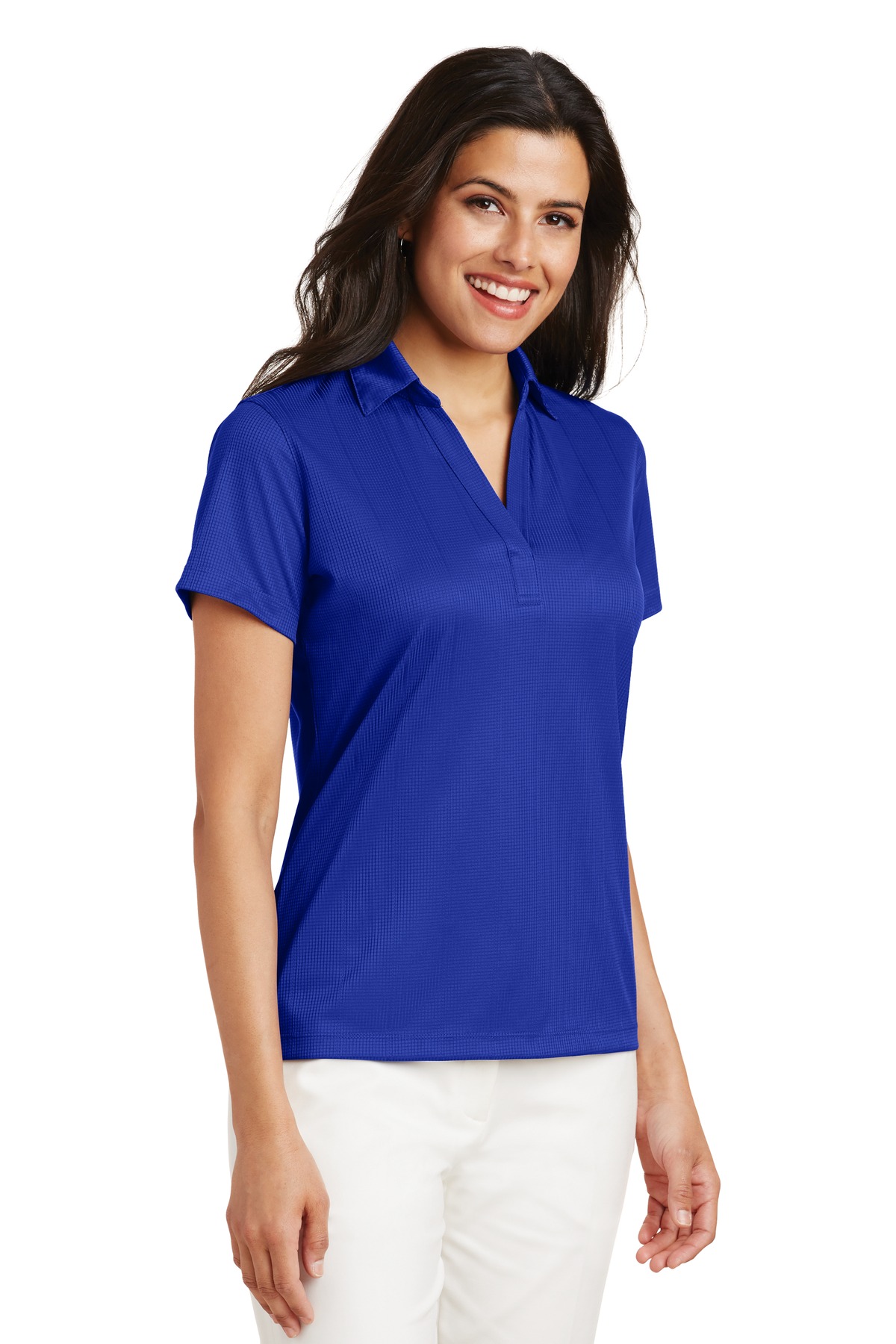 Port Authority Women's Performance Fine Jacquard Polo. L528