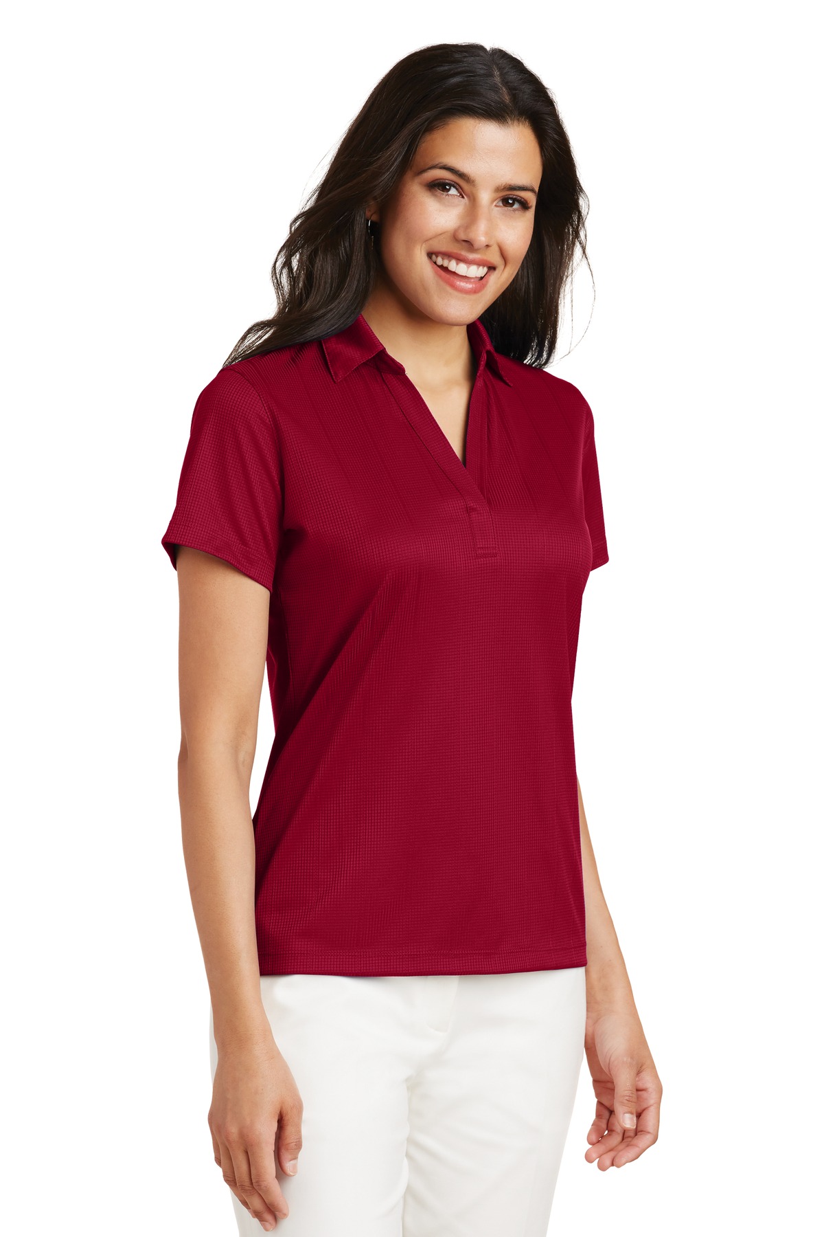 Port Authority Women's Performance Fine Jacquard Polo. L528
