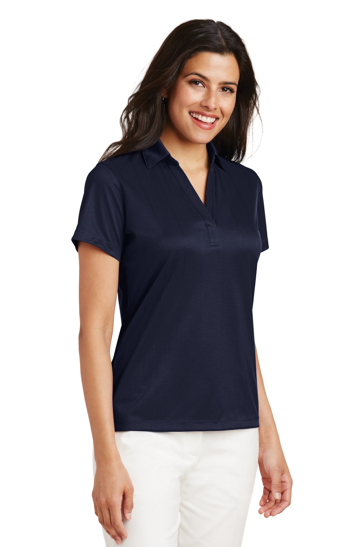 Port Authority Women's Performance Fine Jacquard Polo. L528