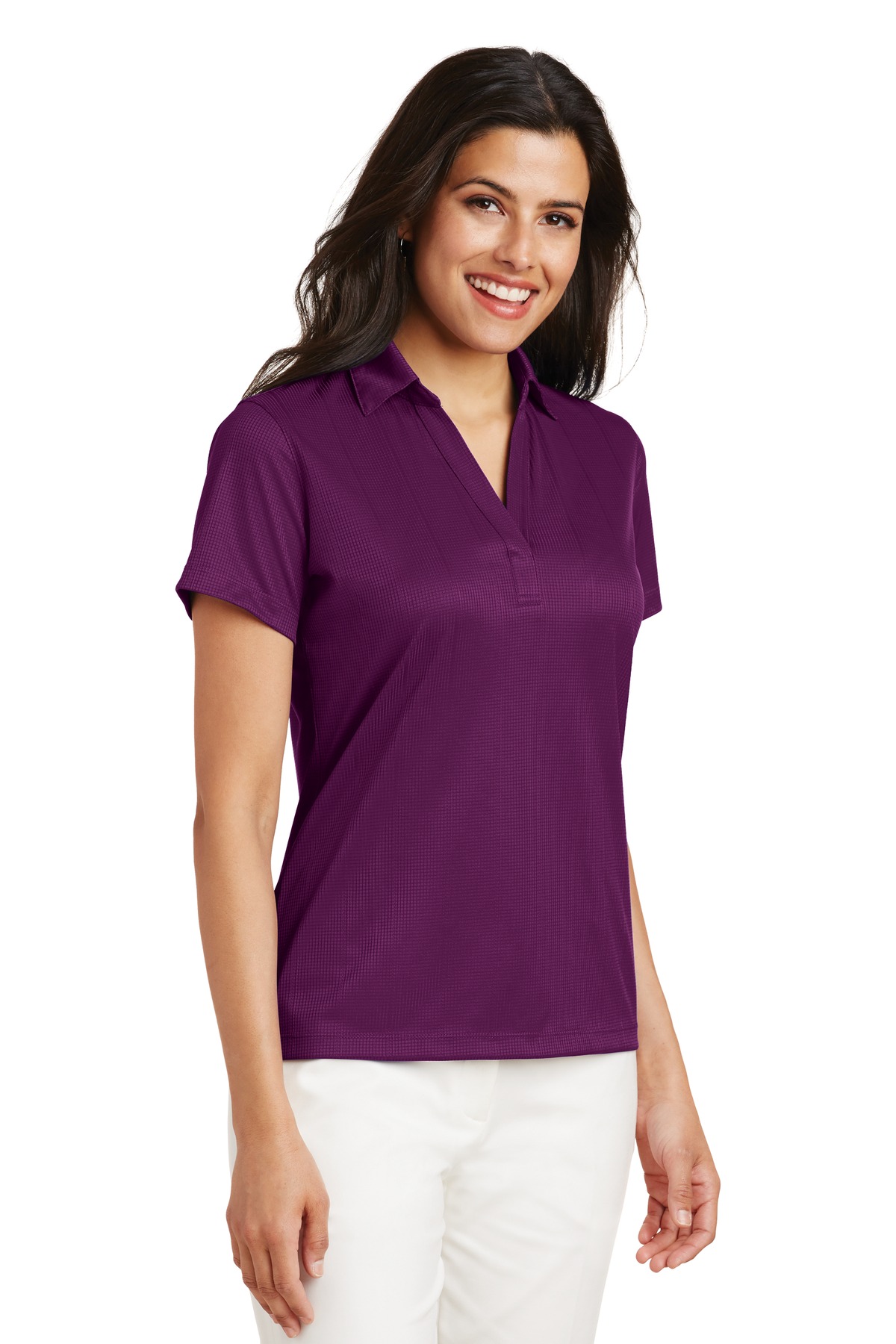 Port Authority Women's Performance Fine Jacquard Polo. L528