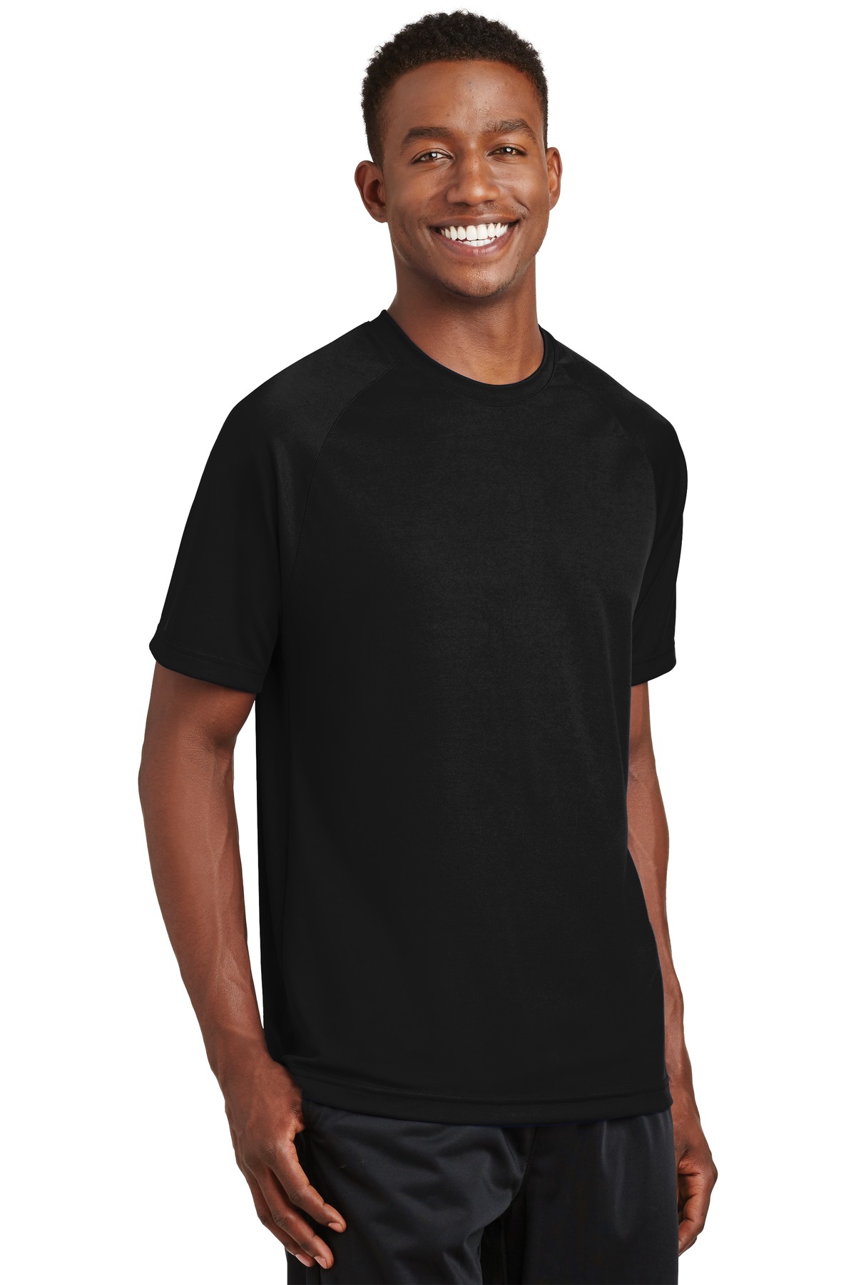Sport-Tek Dry Zone Short Sleeve Raglan T-Shirt. T473