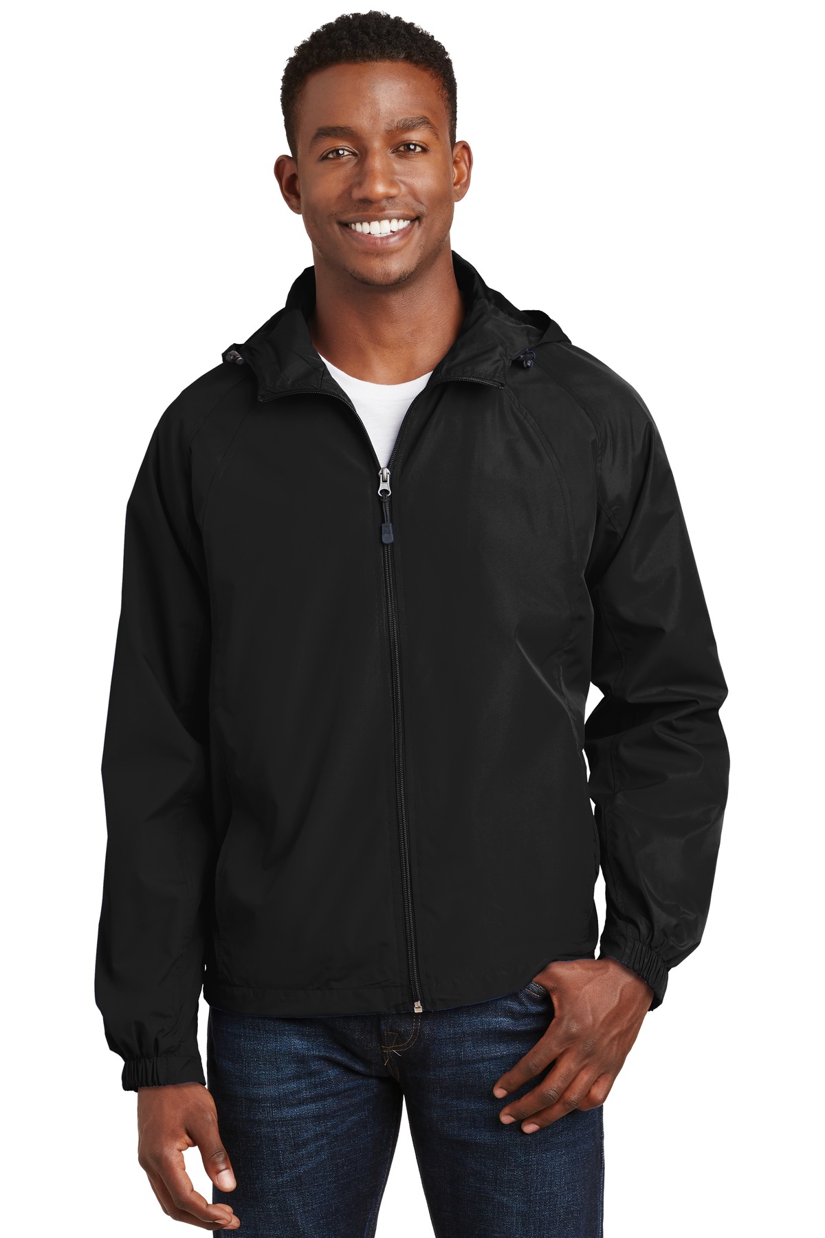 Sport-Tek Hospitality Activewear & Outerwear ® Hooded Raglan Jacket.-Sport-Tek