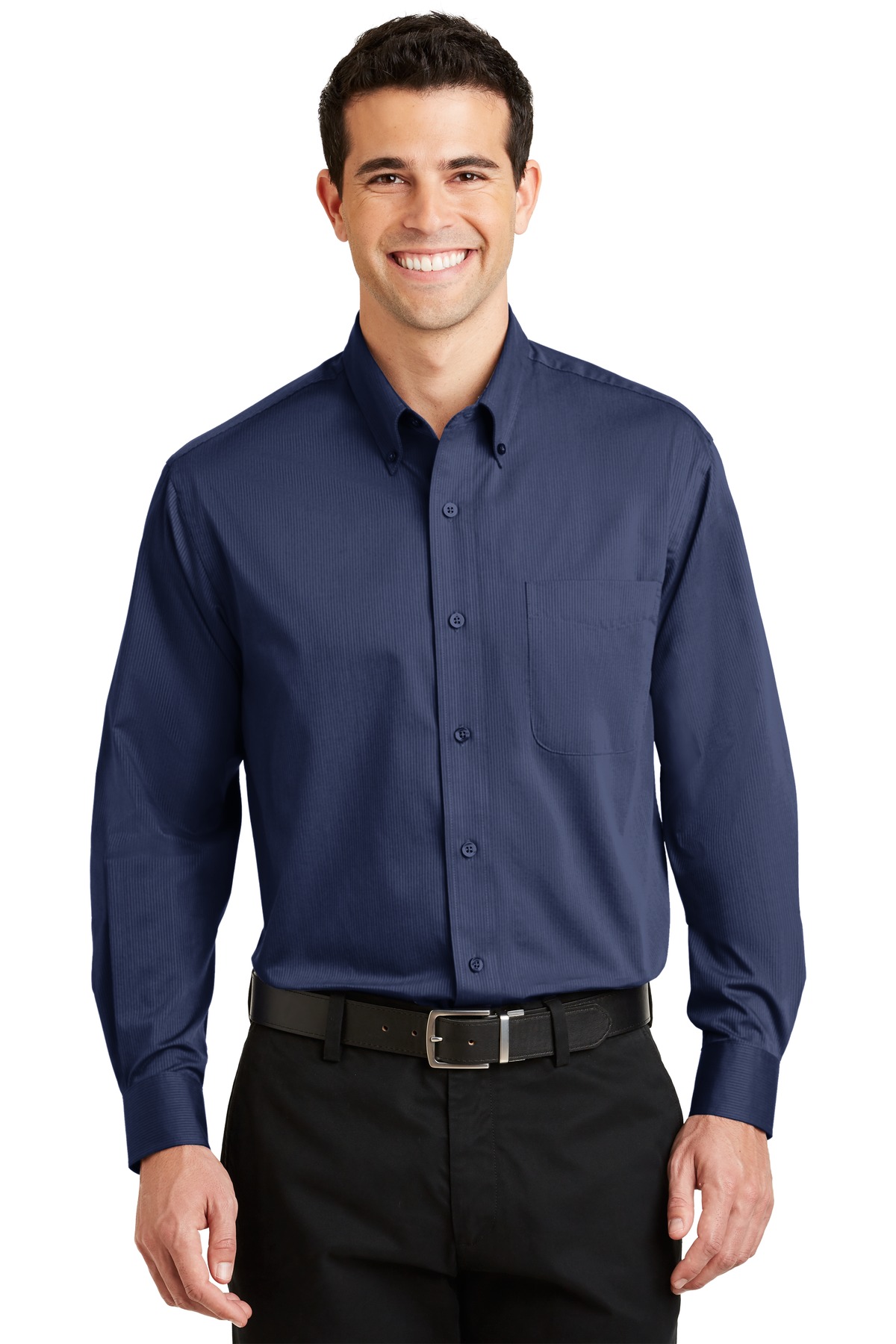 Port Authority Tonal Pattern Easy Care Shirt. S613