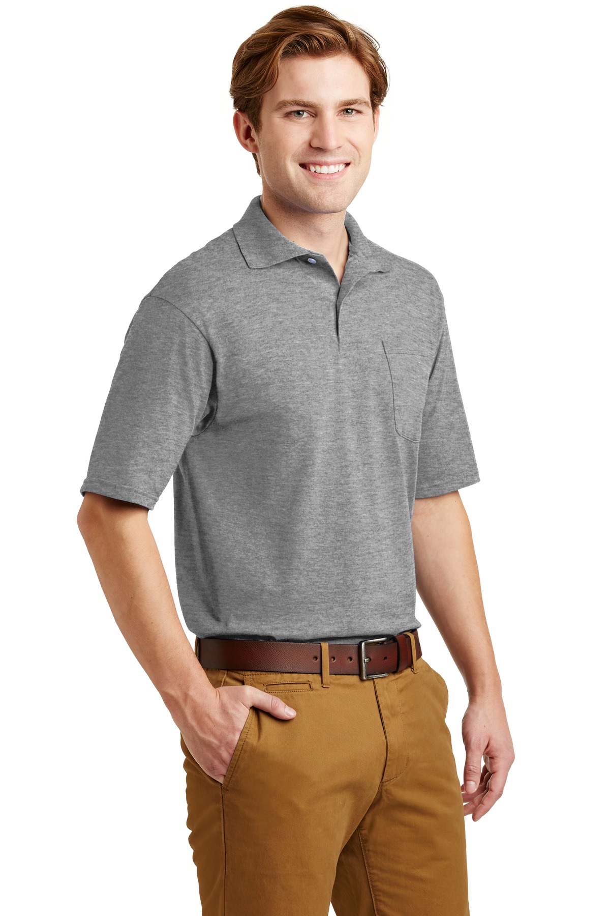 Jerzees Dri-Power Pocket Sport Shirt. 436MP
