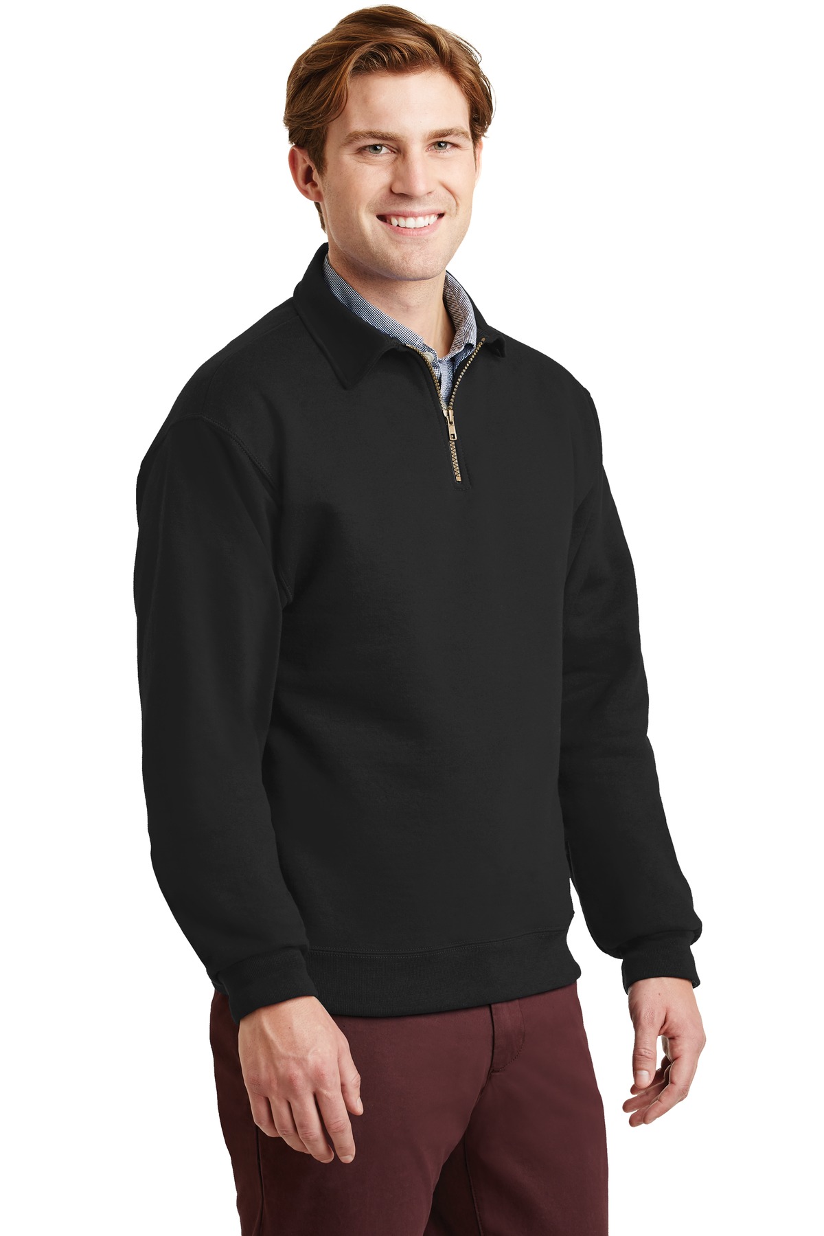 Jerzees Super Sweats NuBlend - 1/4-Zip Sweatshirt with Cadet Collar. 4528M