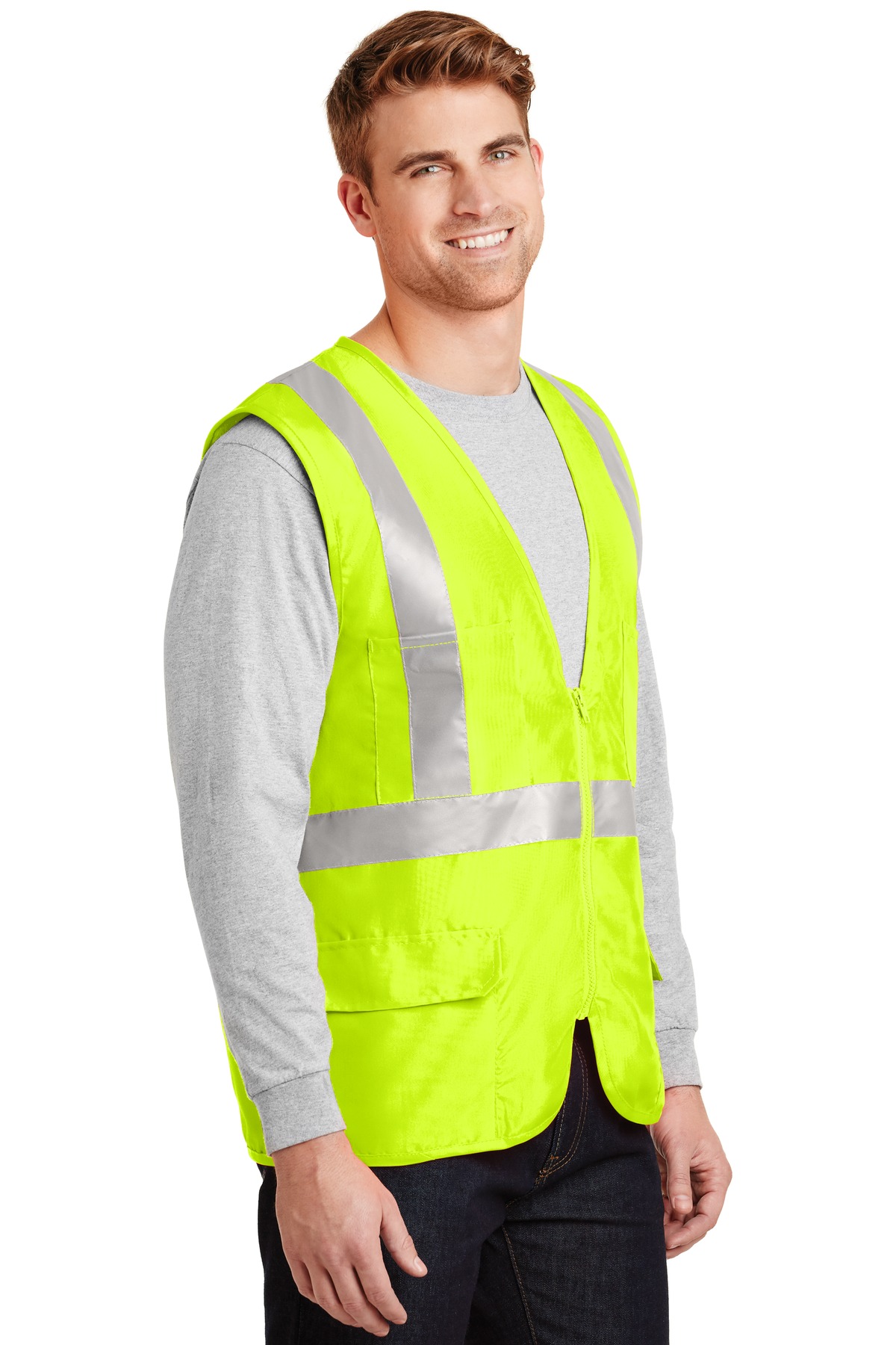 CornerStone - ANSI 107 Class 2 Mesh Back Safety Vest. CSV405