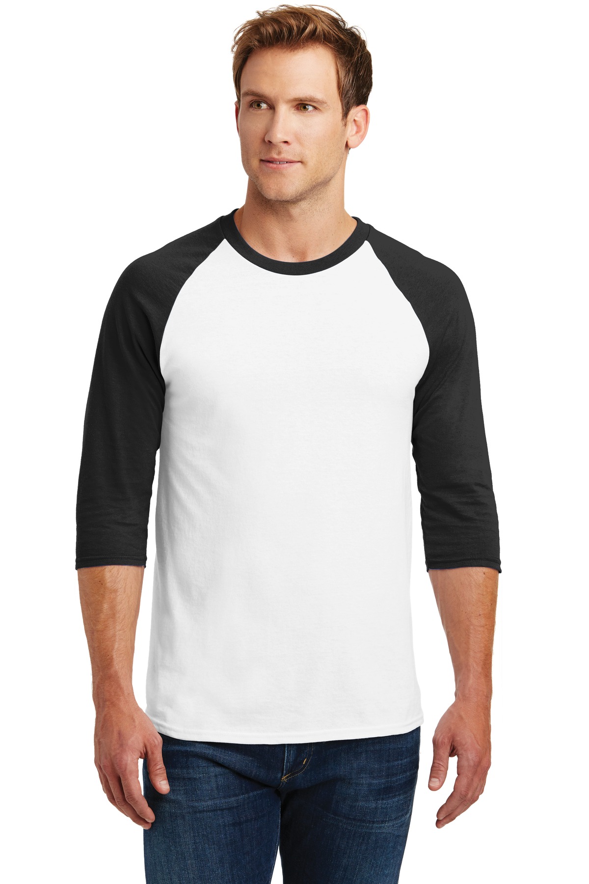 Gildan T-Shirts for Corporate Hospitality ® Heavy Cotton™ 3/4-Sleeve Raglan T-Shirt.-Gildan
