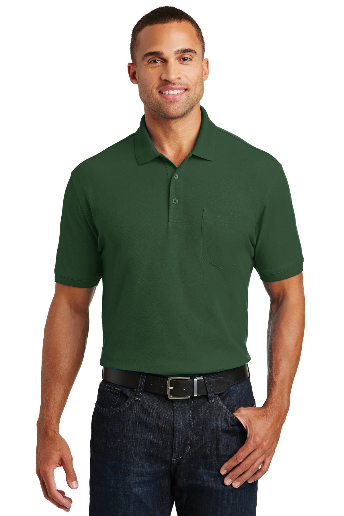 Port Authority ® Core Classic Pique Pocket Polo. K100P - Image 3