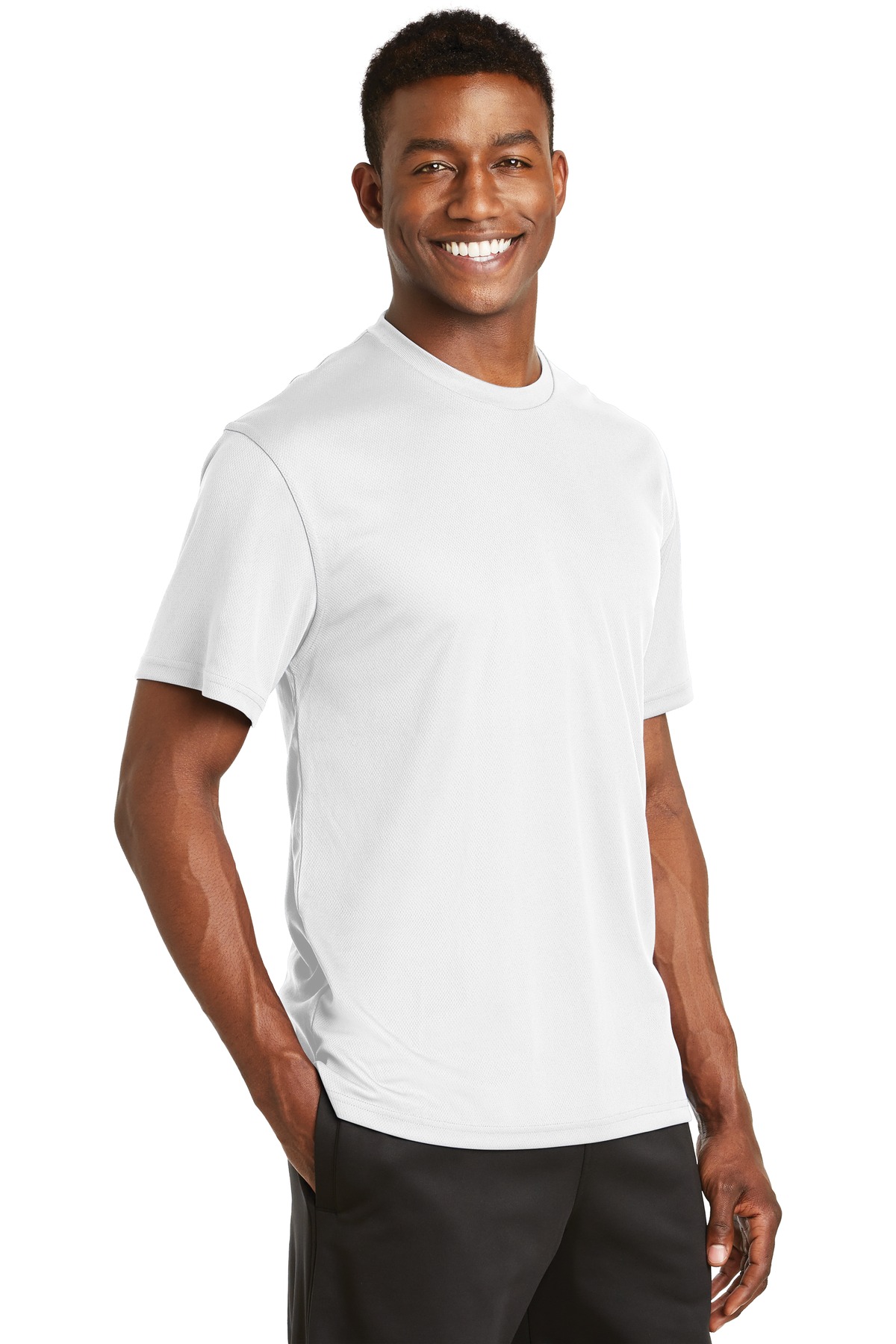 DISCONTINUED Sport-Tek Dri-Mesh Short Sleeve T-Shirt. K468