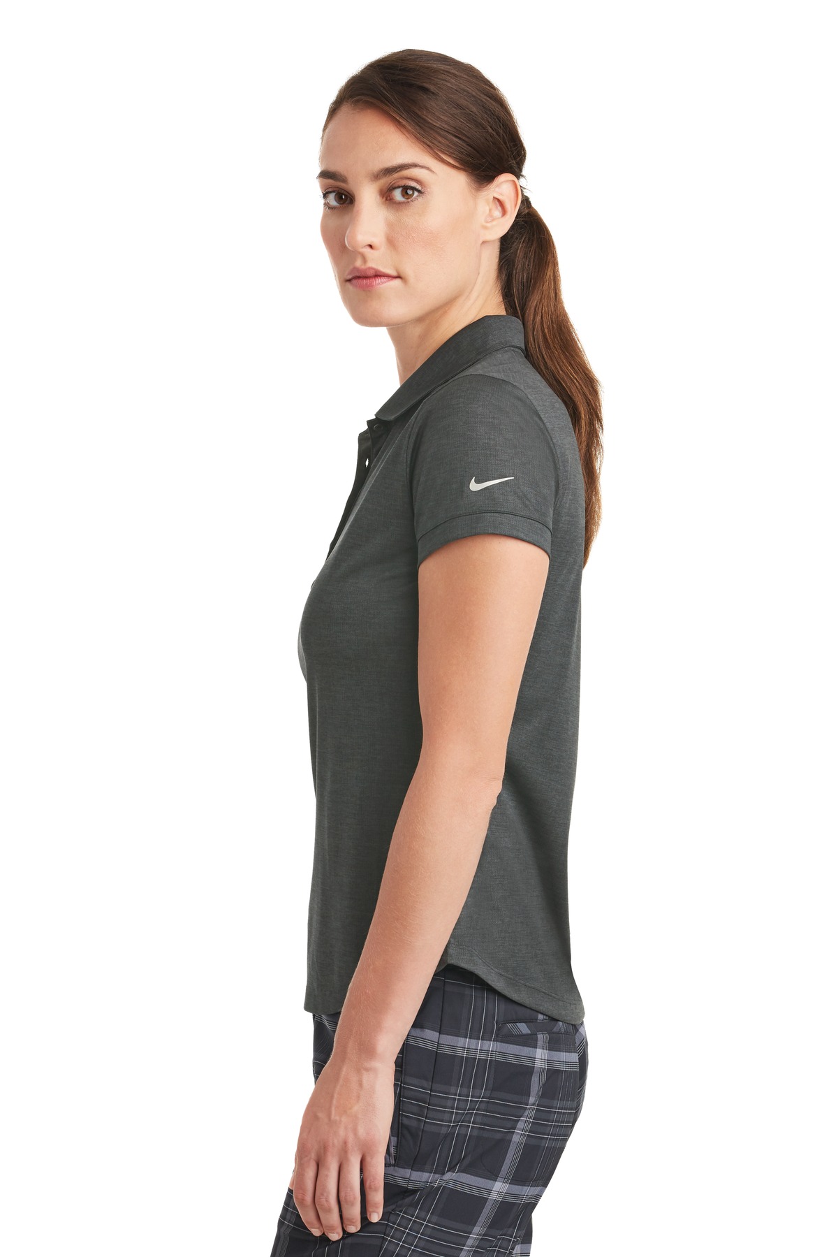 Nike Ladies Dri-FIT Crosshatch Polo. 838961