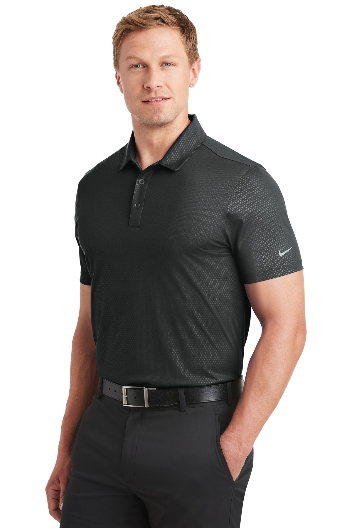 Nike Dri-FIT Embossed Tri-Blade Polo. 838964