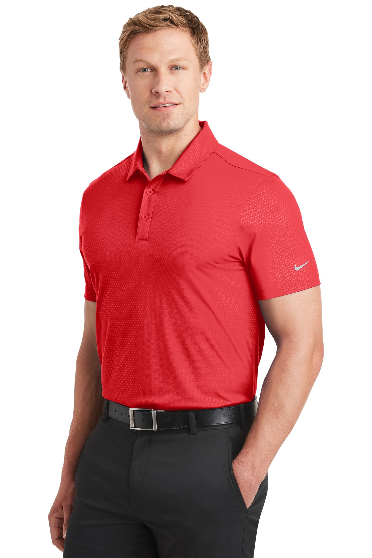 Nike Dri-FIT Embossed Tri-Blade Polo. 838964