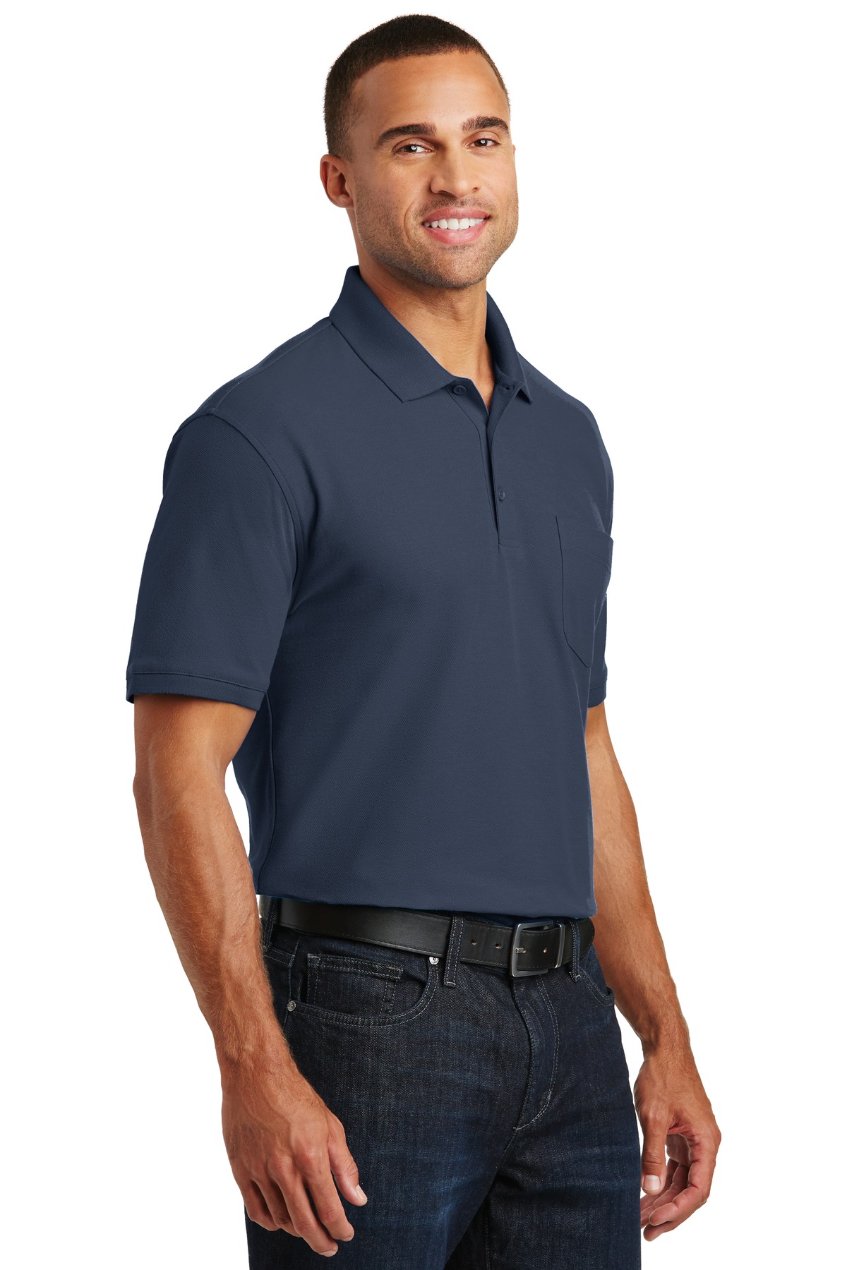 Port Authority Core Classic Pique Pocket Polo. K100P