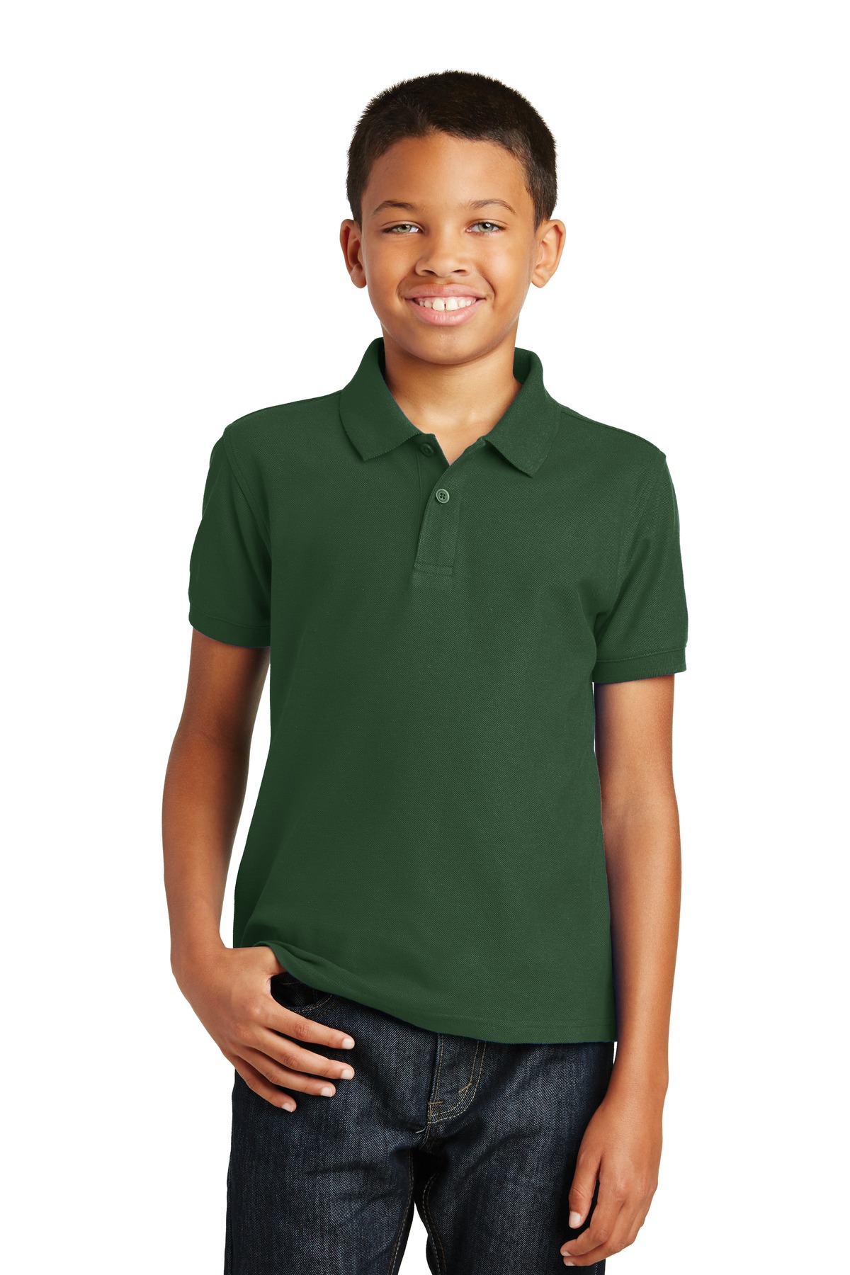 Port Authority ® Youth Core Classic Pique Polo. Y100 - Image 3
