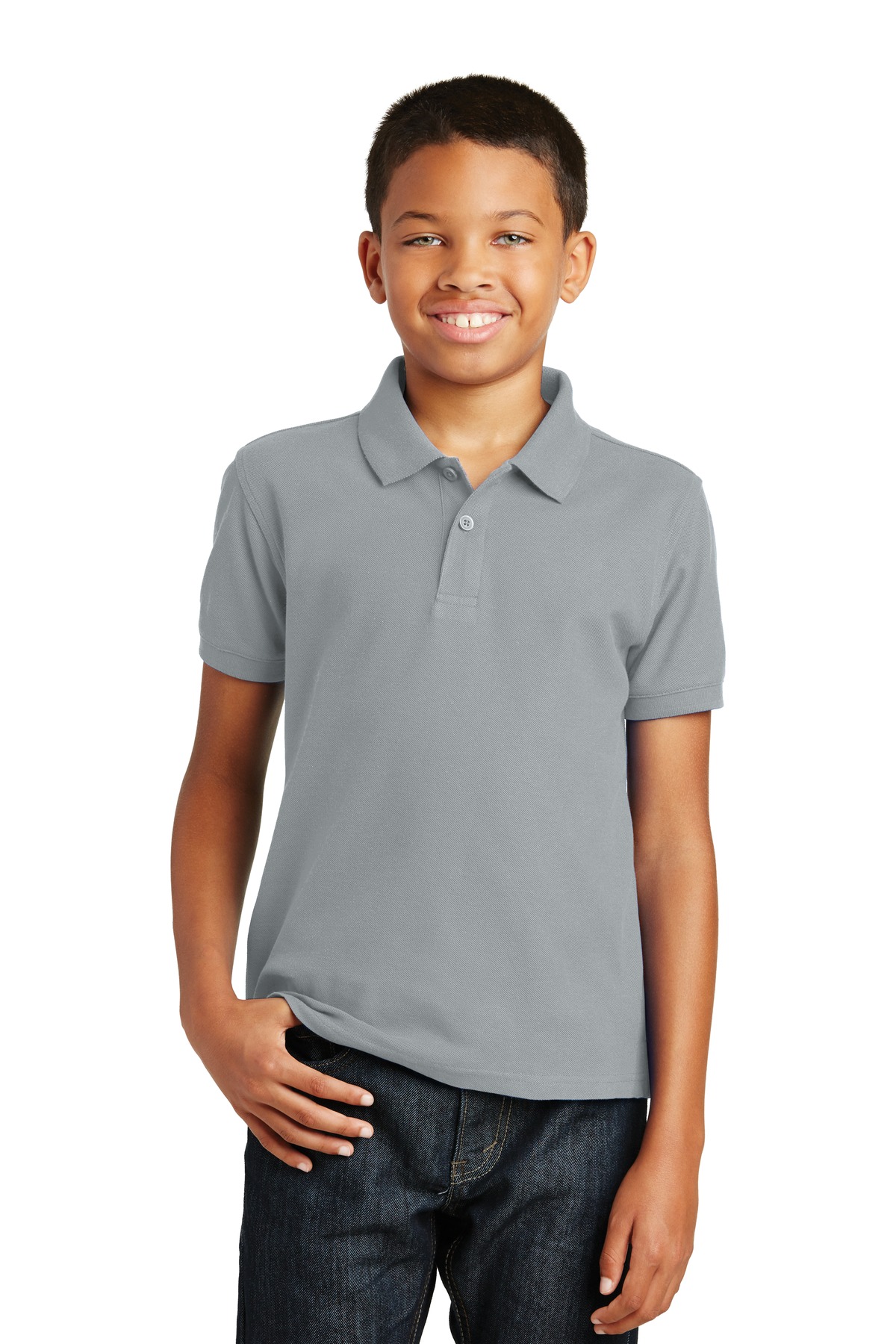 Port Authority ® Youth Core Classic Pique Polo. Y100 - Image 4