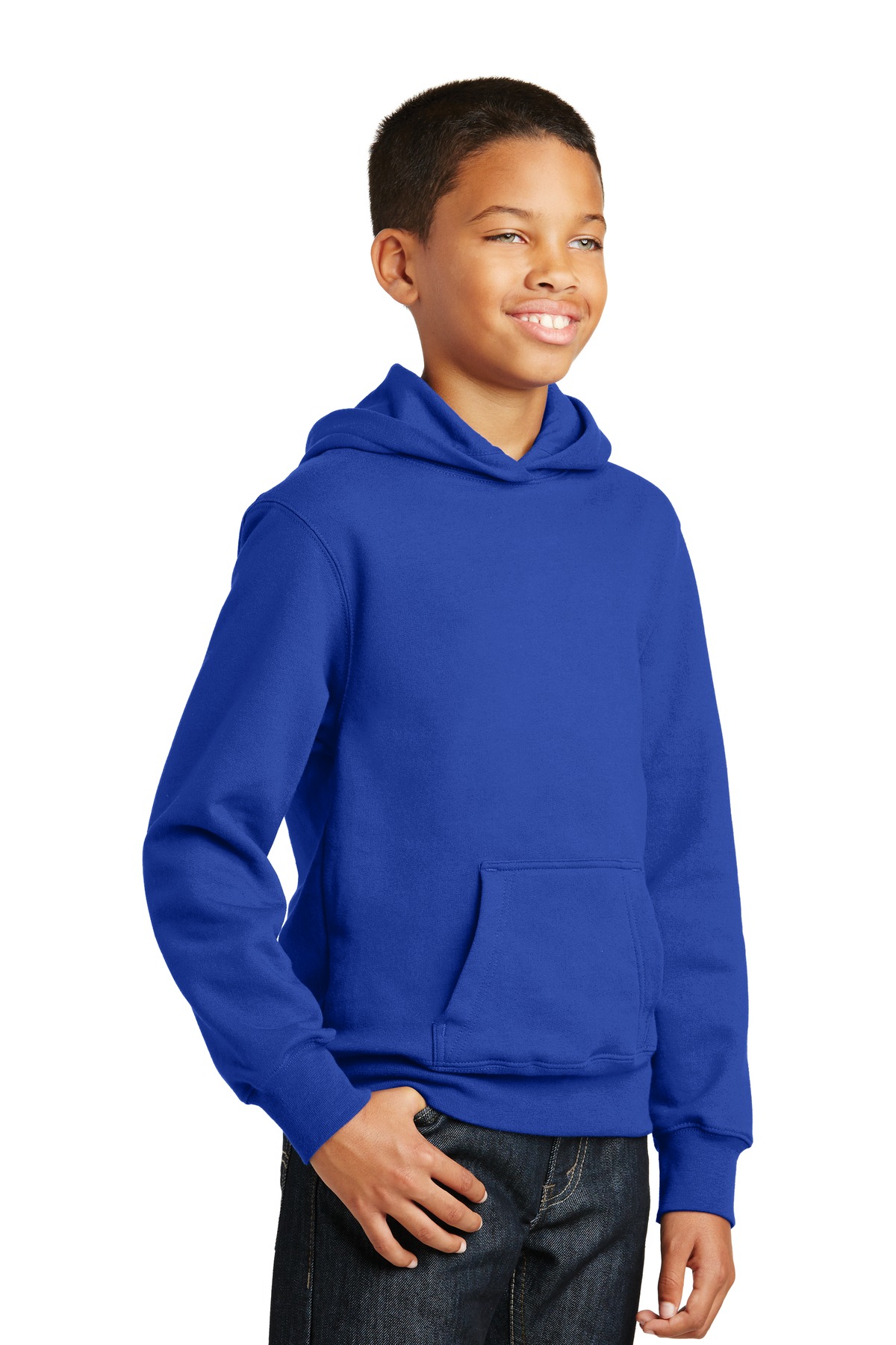 Port & Co Youth Fan Favorite Fleece Pullover Hooded Sweatshirt. PC850YH