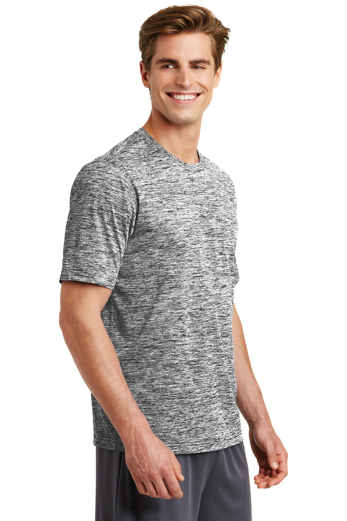 Sport-Tek PosiCharge Electric Heather Tee. ST390